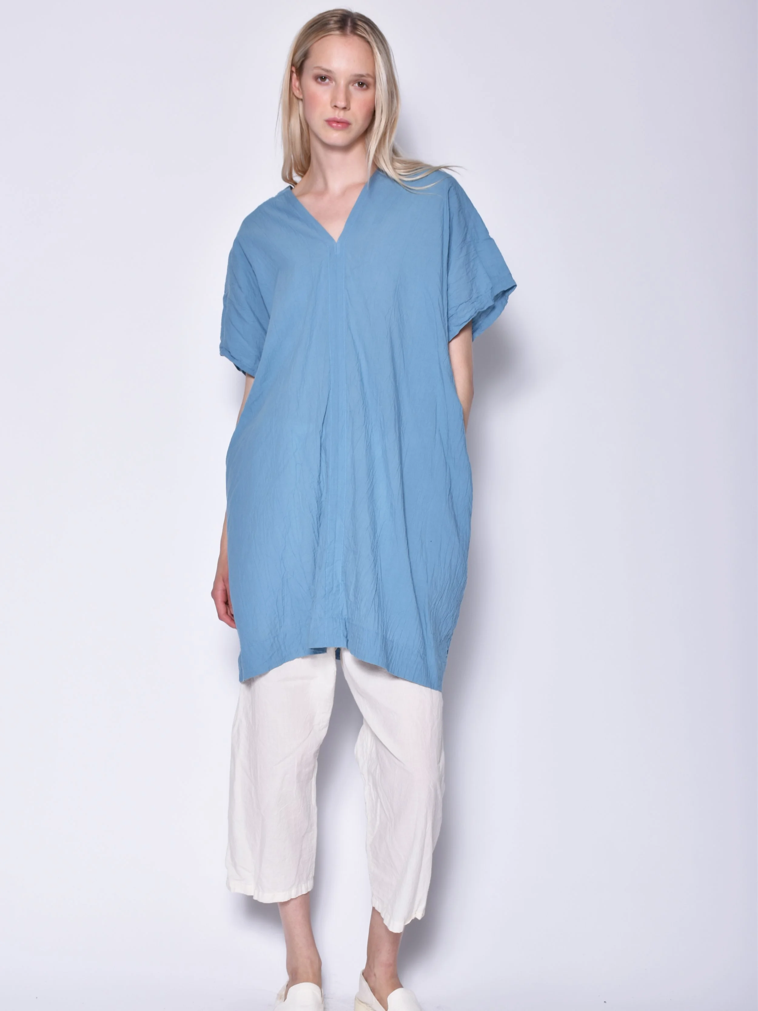 SOLID V-DRESS (9 colors)