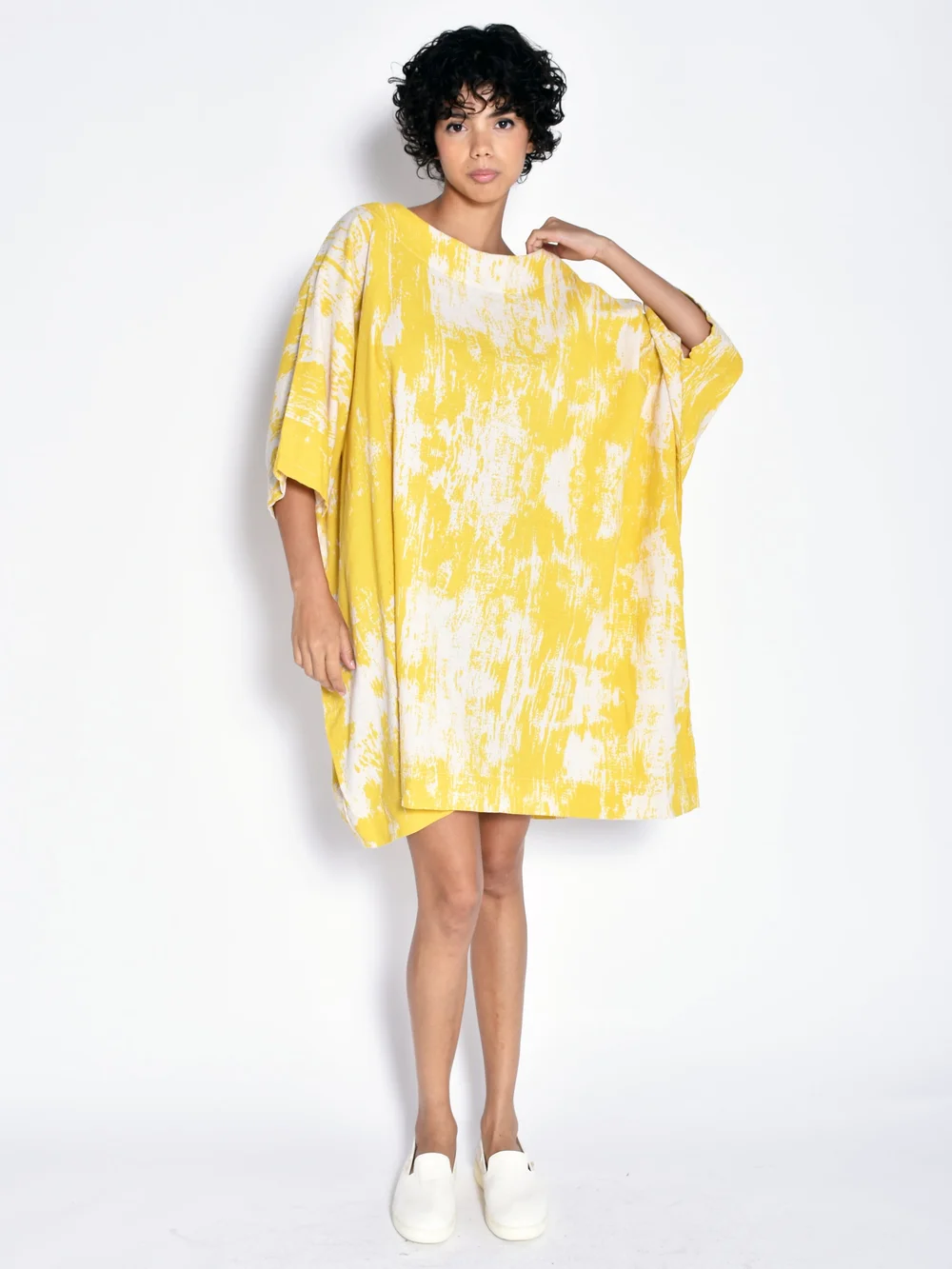 PRINTED COARSE COTTON BOX DRESS (6 fabrics) uzinyc PRINTED COARSE COTTON BOX DRESS (6 fabrics) uzinyc