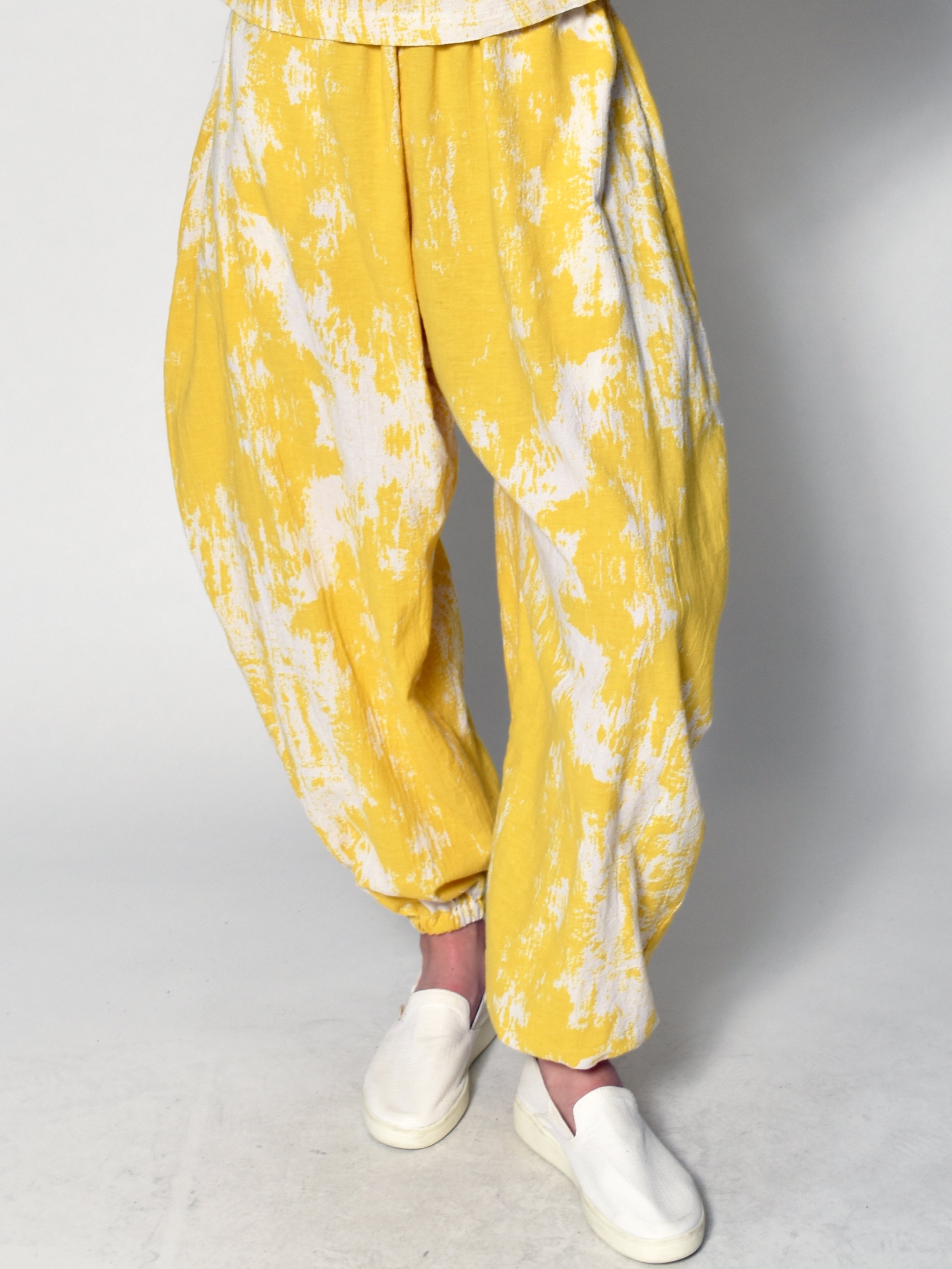 BALLOON PANTS YELLOW BARK