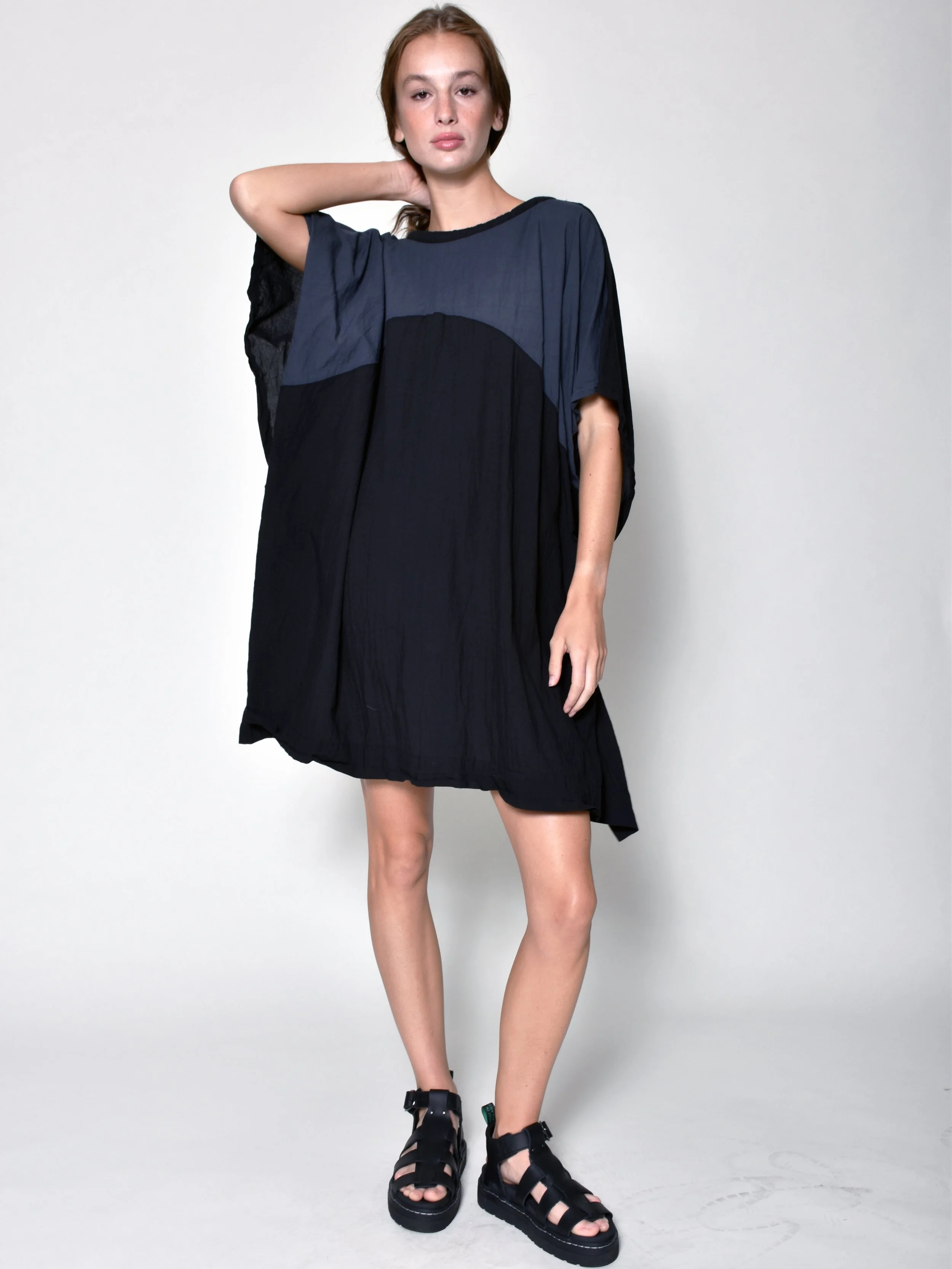 ECLIPSE DRESS CHARCOAL