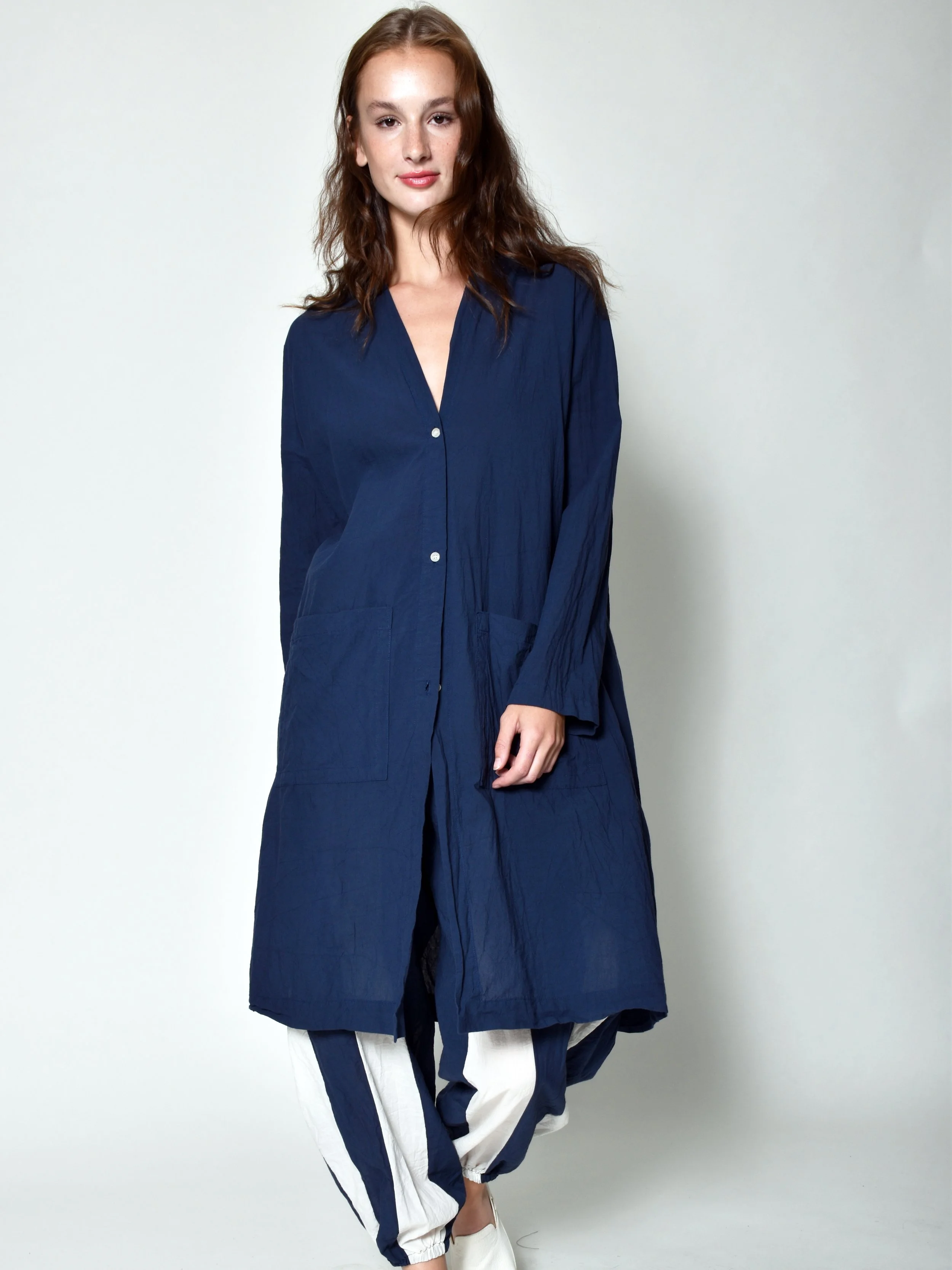 LONG SHIRT NAVY