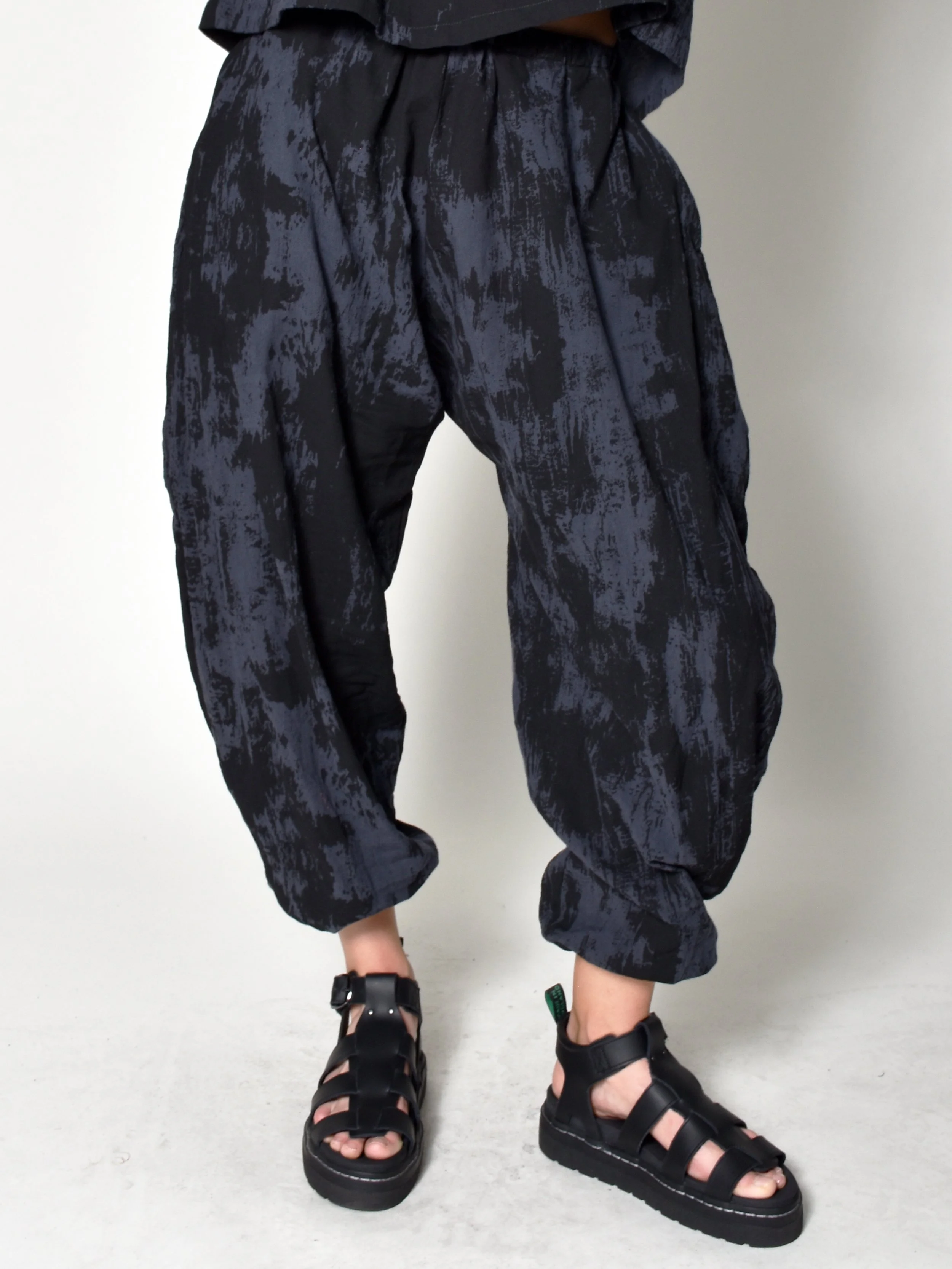 BALLOON PANTS CHARCOAL BARK