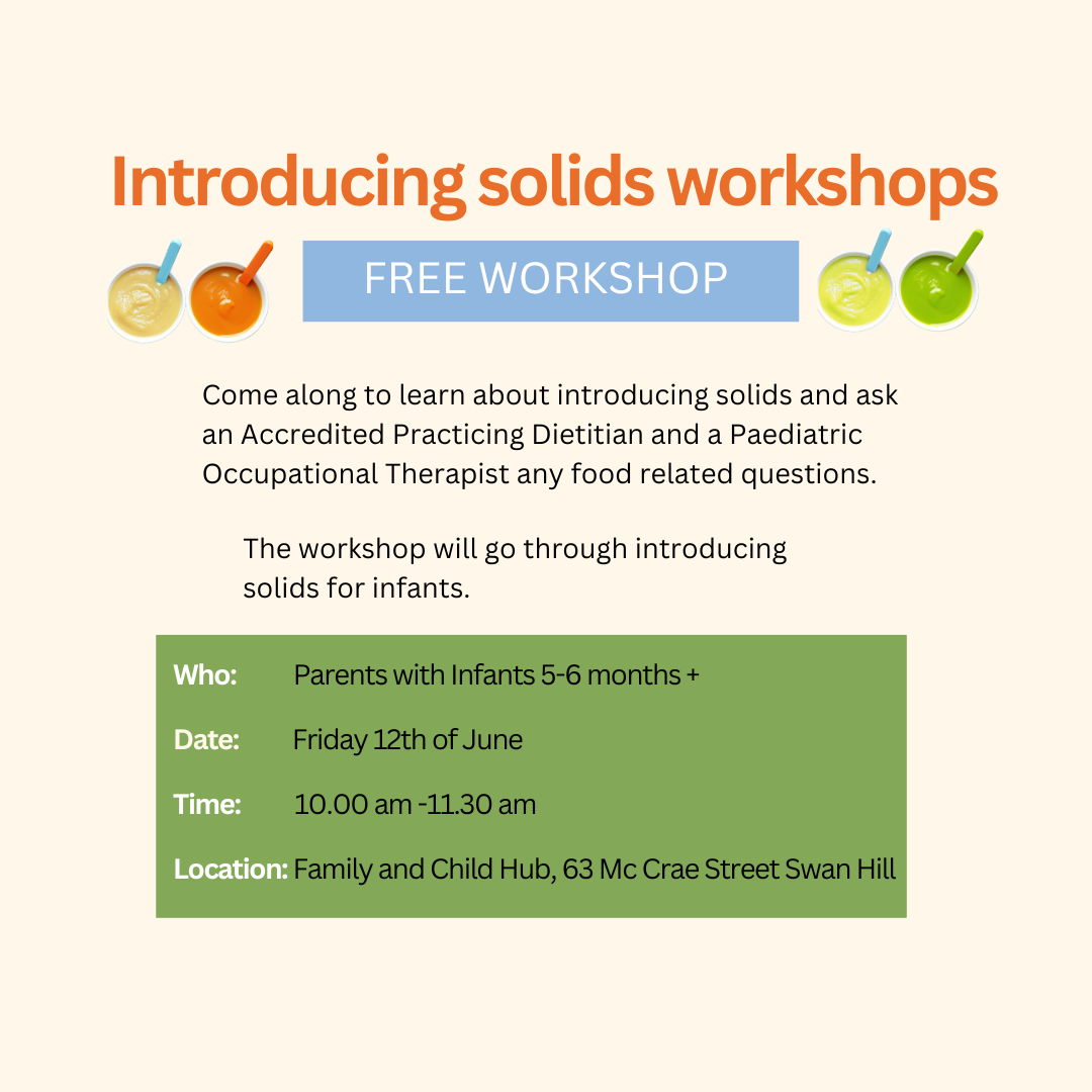 Introducing Solids Workshop - June