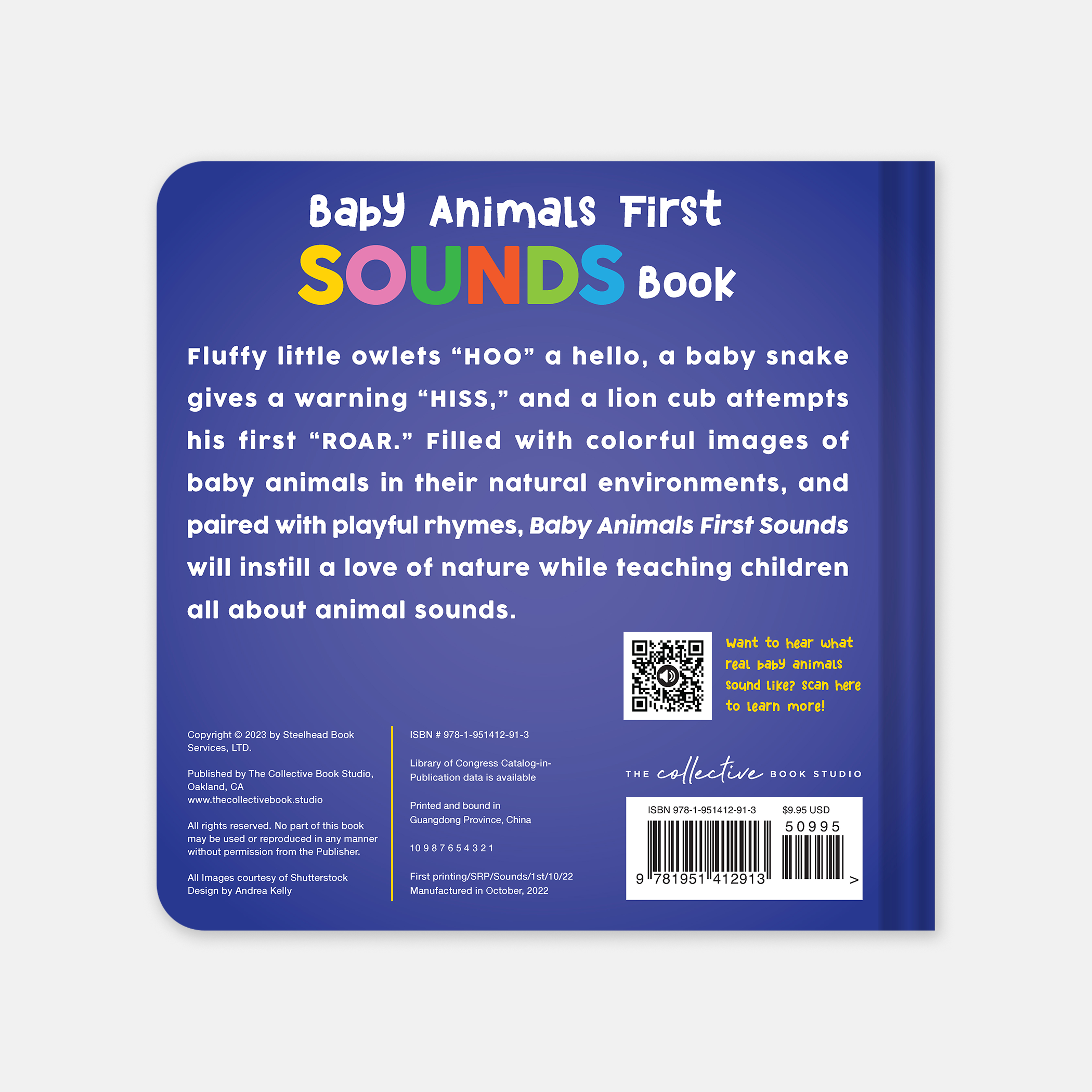 Baby Animals First Sounds Book — the collective book studio®