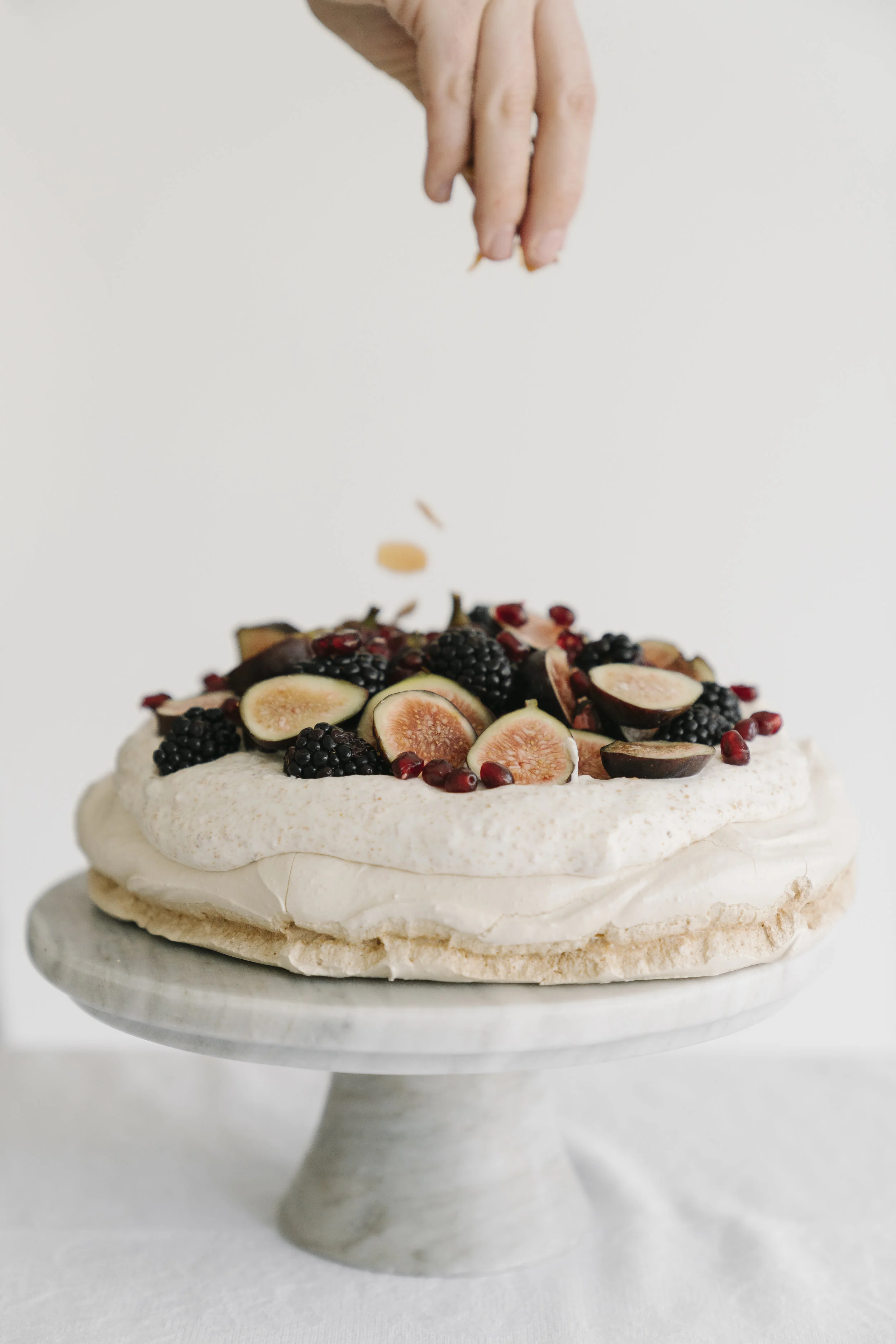 Pavlova con higos.
