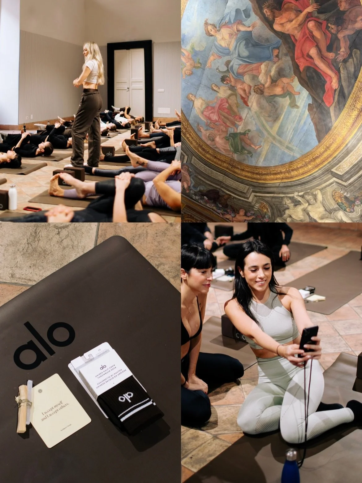 @alo way leads to Rome ☕️ 

What a pleasure and honor to teach in Roma, what an incredible and receptive community! Thank you all 🤍🤍🤍🙏🏼