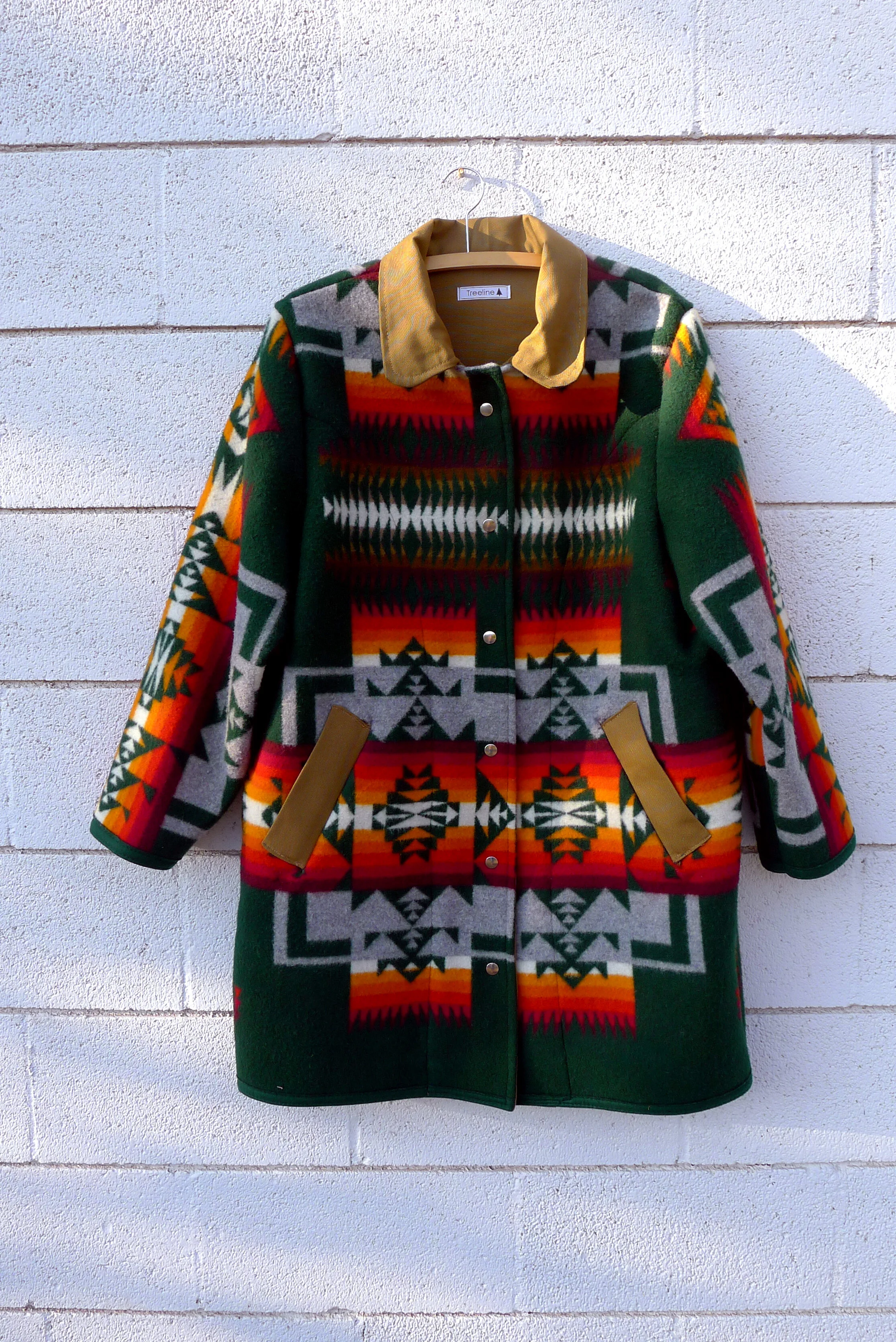 Wool and Canvas Overcoat