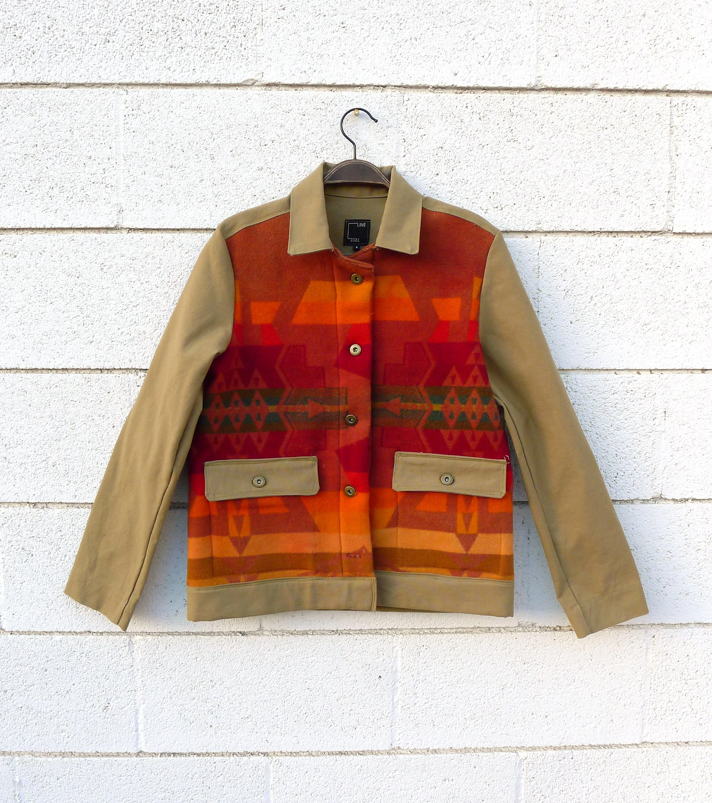 Wool Canvas Work Coat SMALL