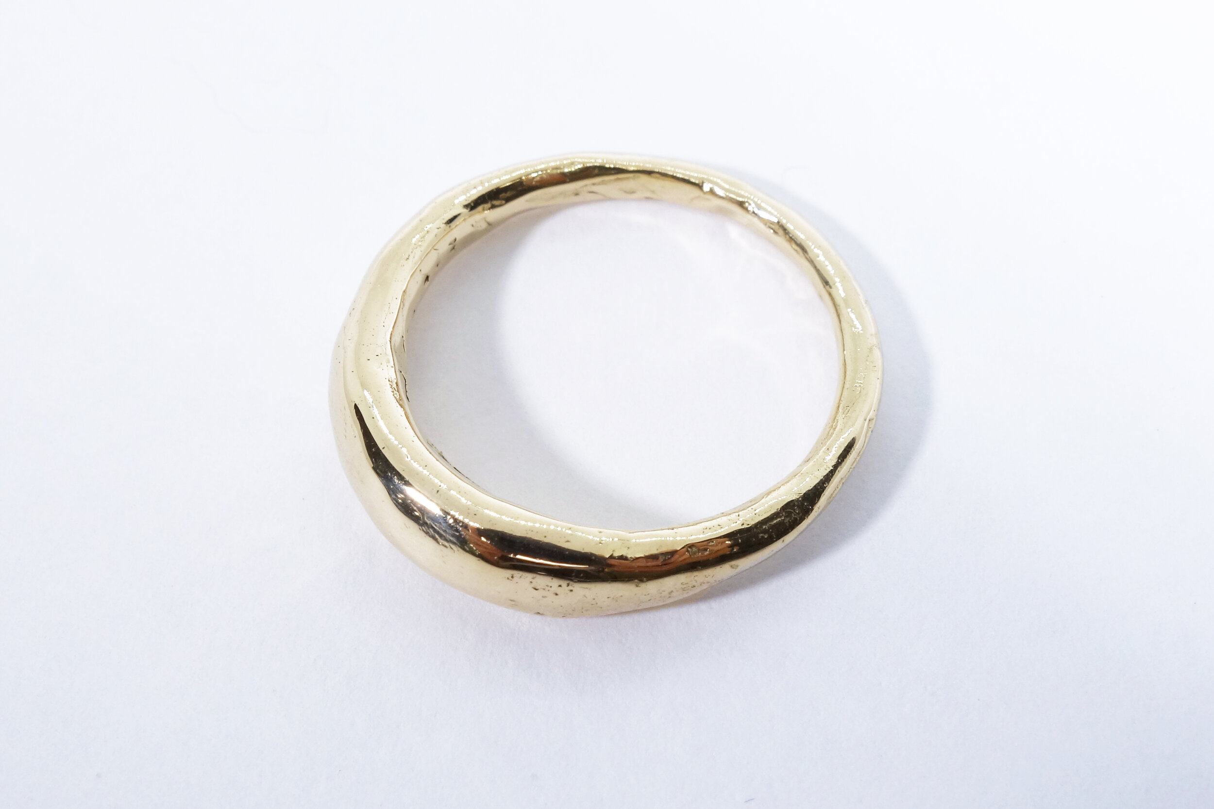 Gold freeform Portal Ring — Talisman