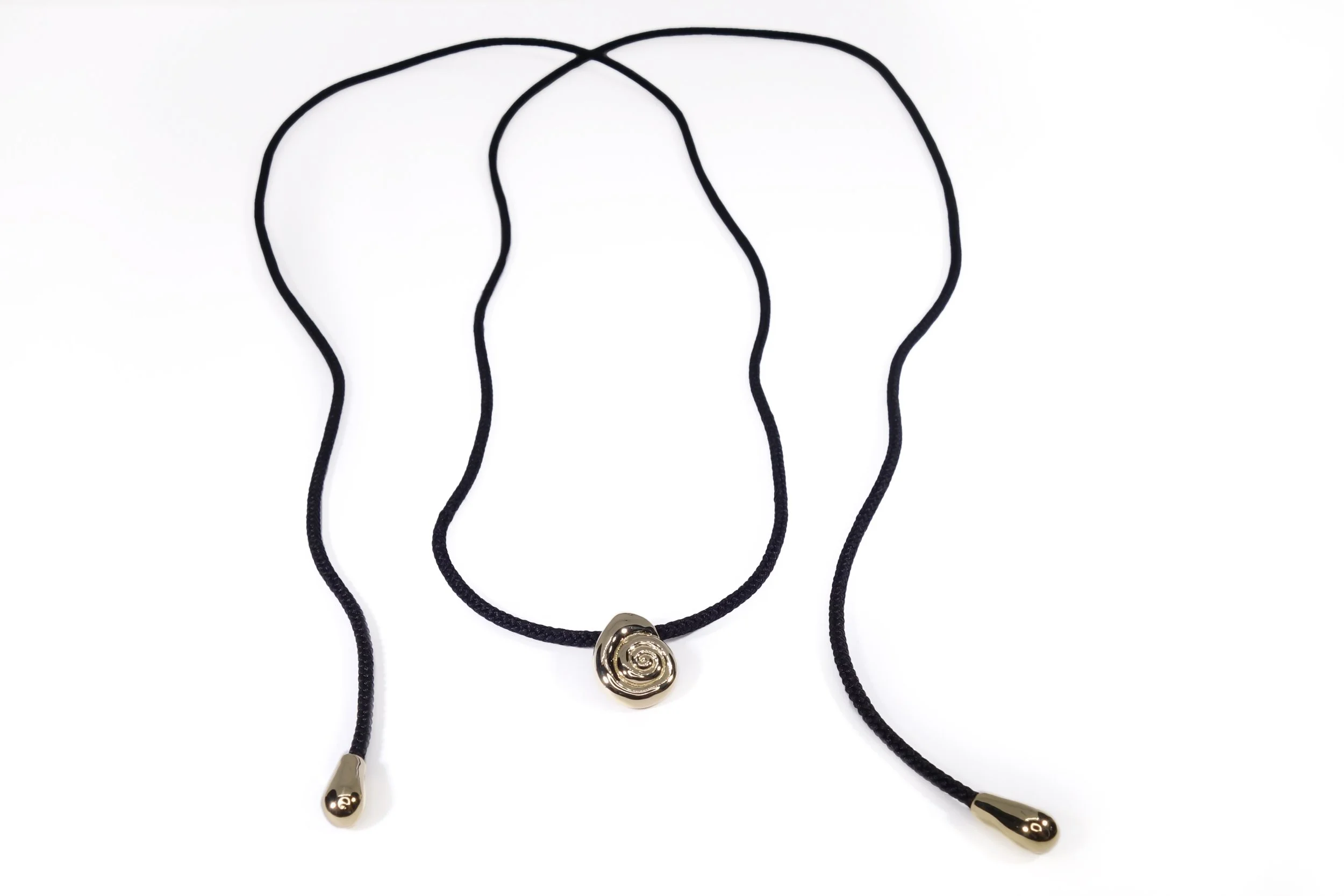 2mm Cord Choker Necklace 10x Black Leather Cord Sliding Knot