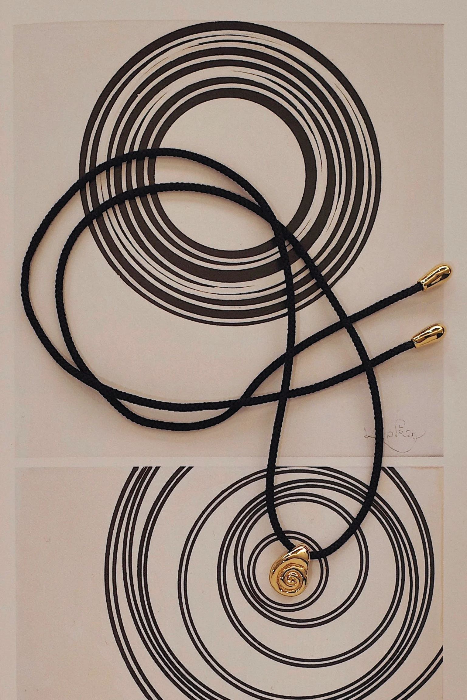 talisman growth spiral necklace