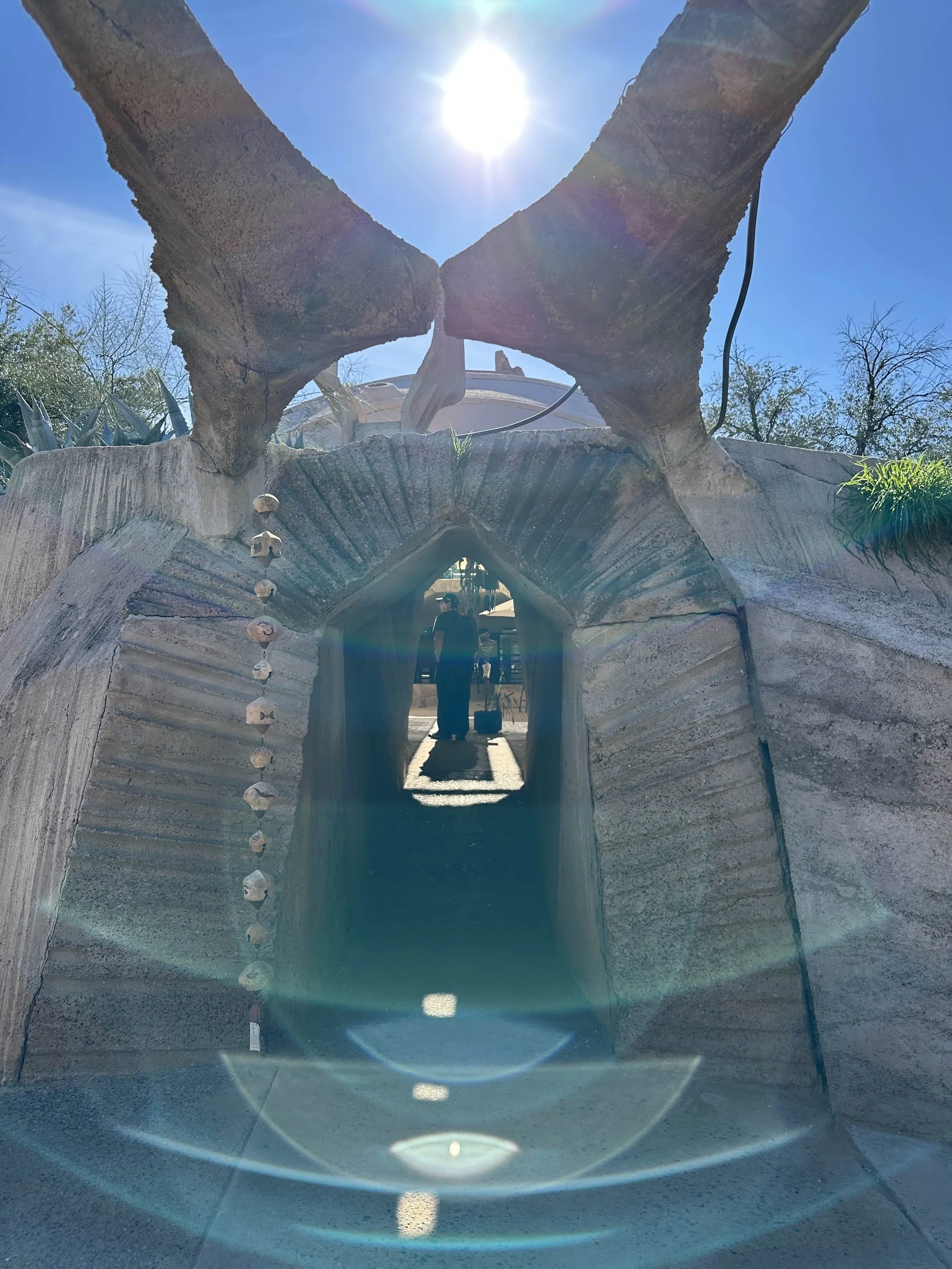 portals and bells at cosanti