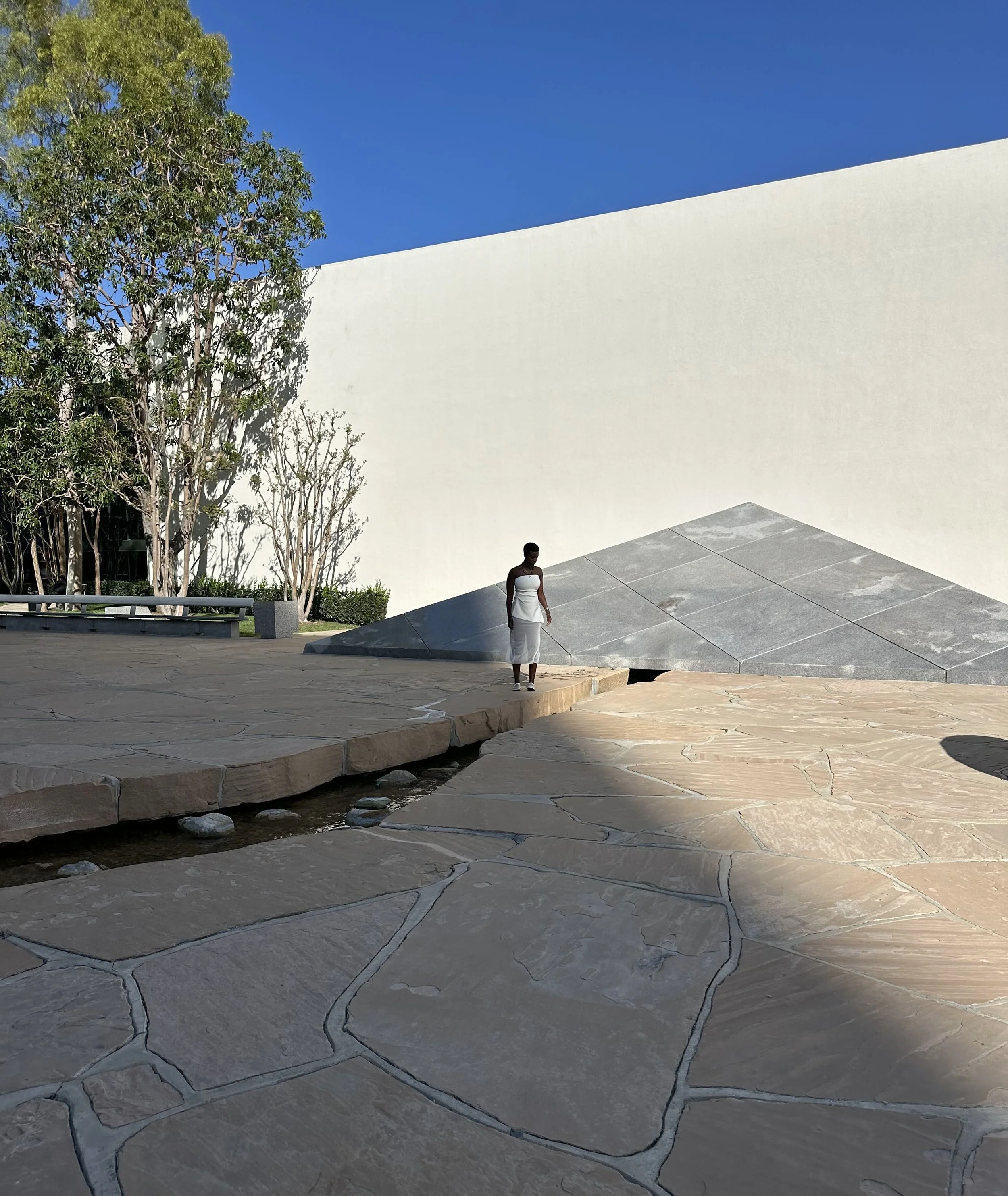 anna tembo at noguchi's pyramid