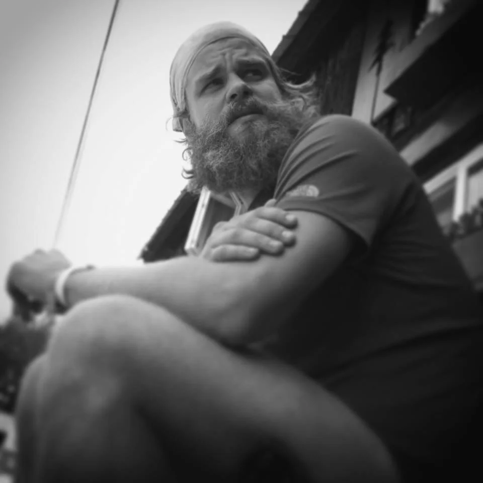 Bonk & Buckle author John Budge enjoying a bonk at the Leadville 100 (Photo: Ciara Griffin)