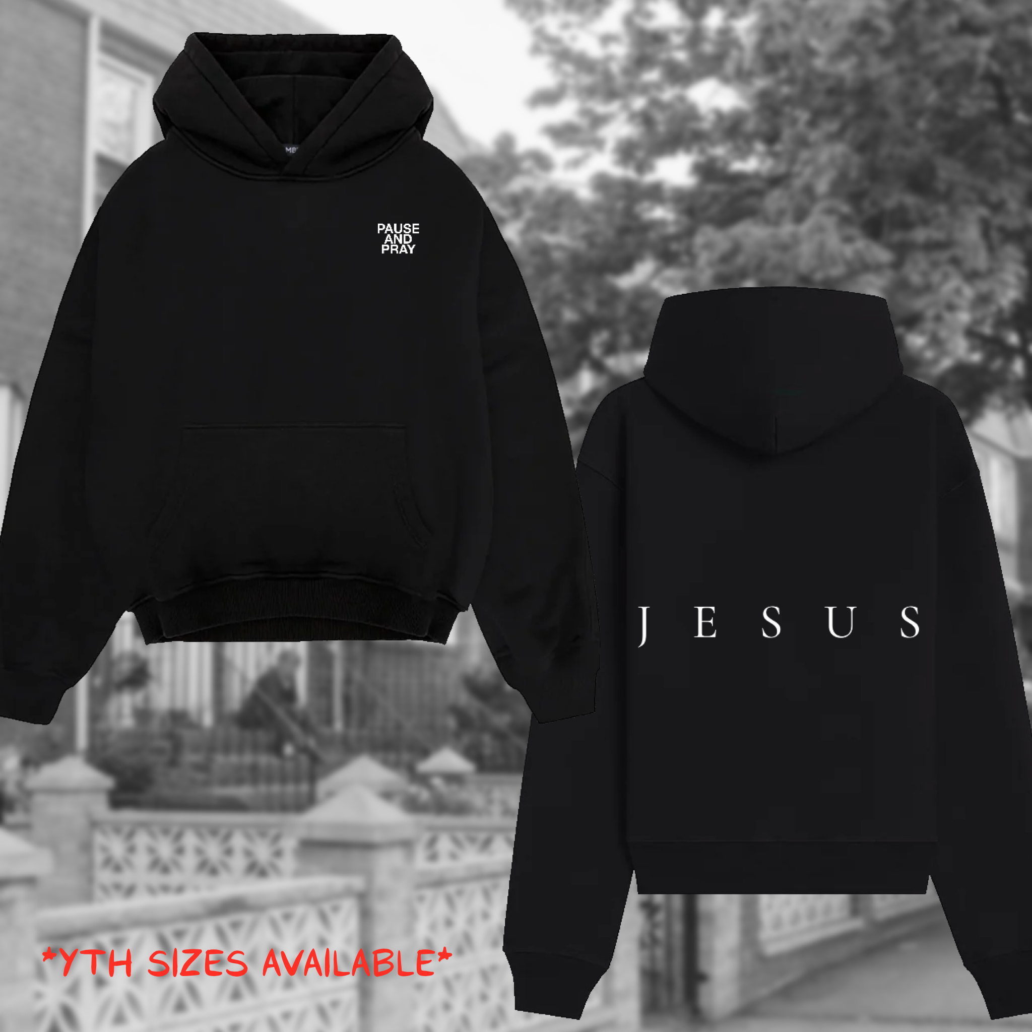 Pause & Pray Jesus - Hoodie