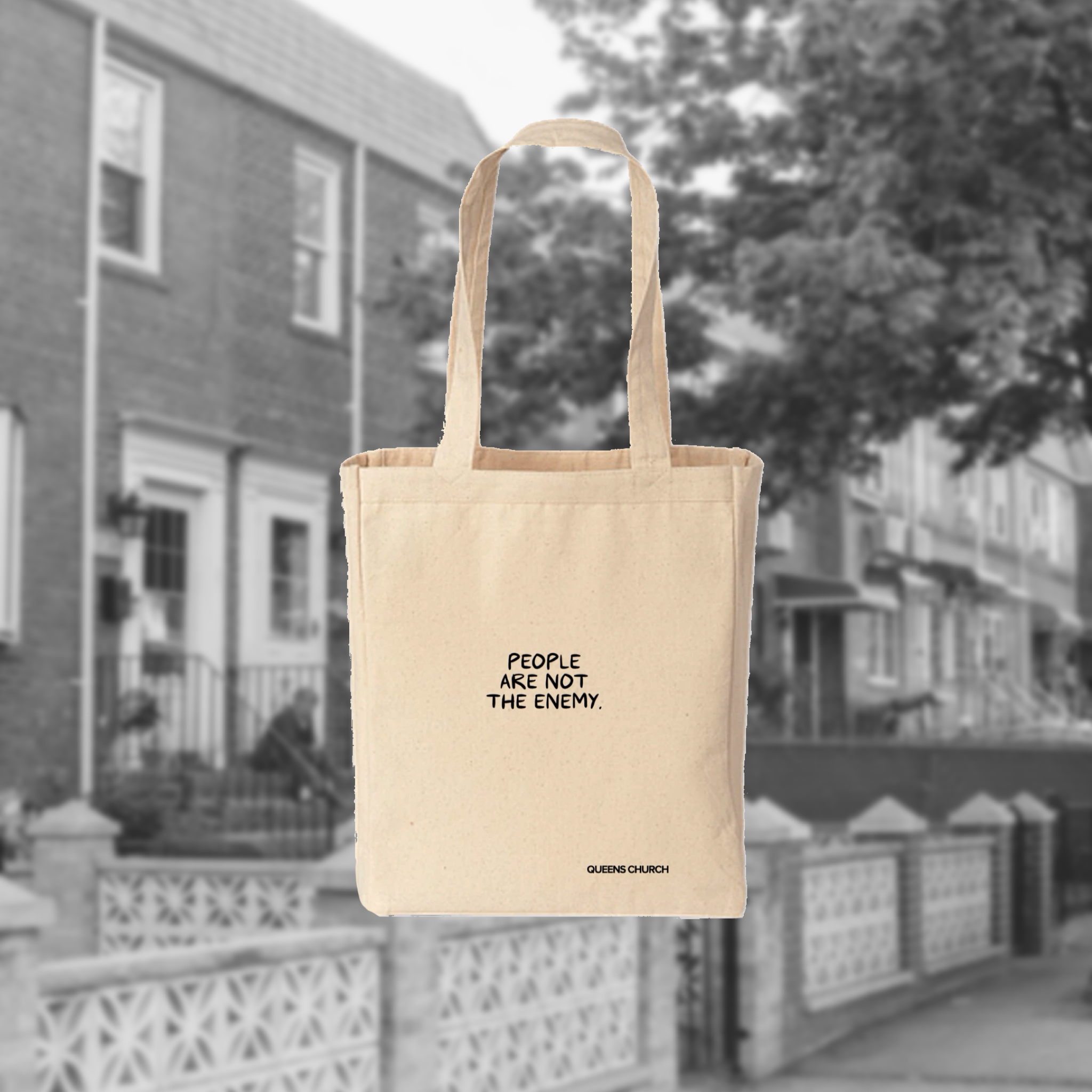 People Are Not The Enemy - Tote Bag