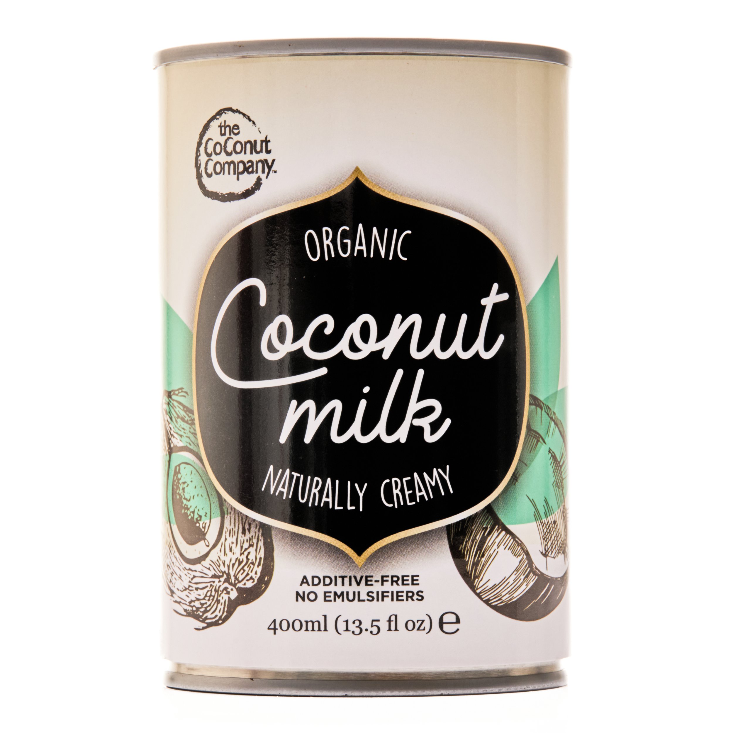 Organic Coconut Milk, no additives - 400ml - 6 cans