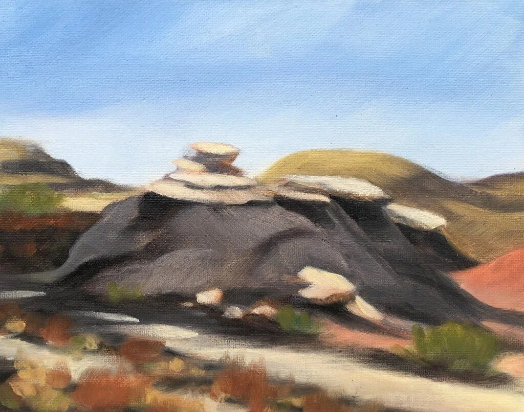 Desert Forms I, Oil, 9 x 12, $225.JPG