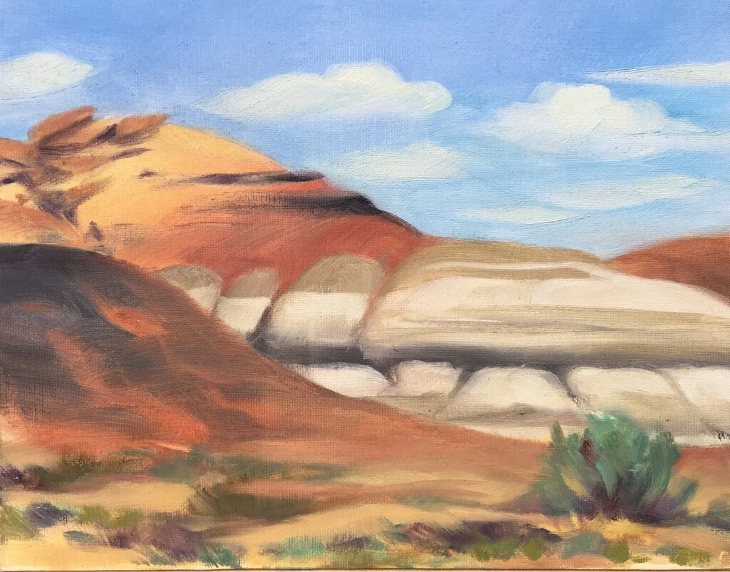 Desert Forms II, Oil, 9 x 12, $225.JPG