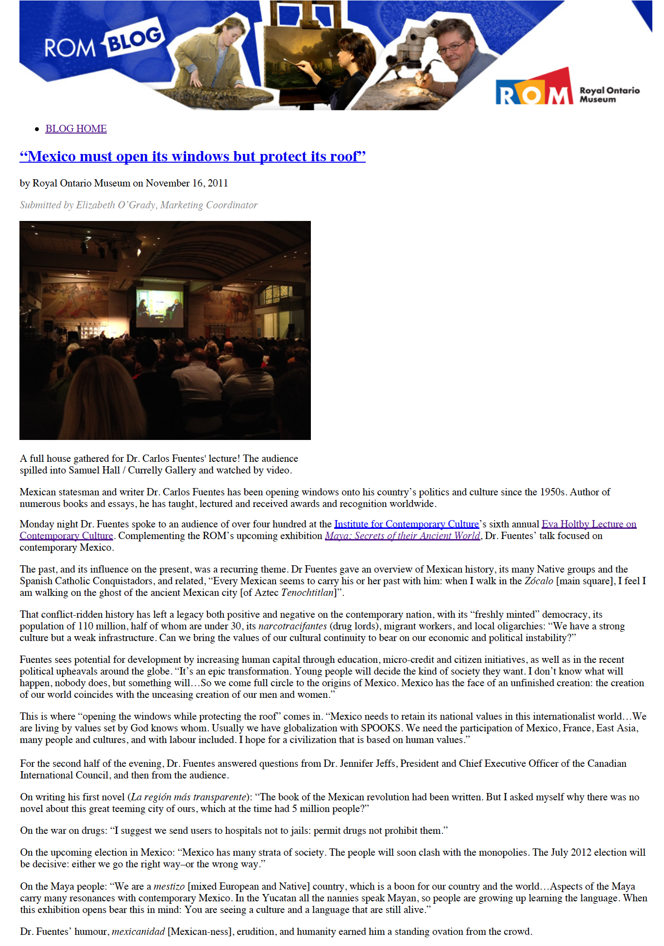 Mexico Must Open Its Windows But Protect Its Roof