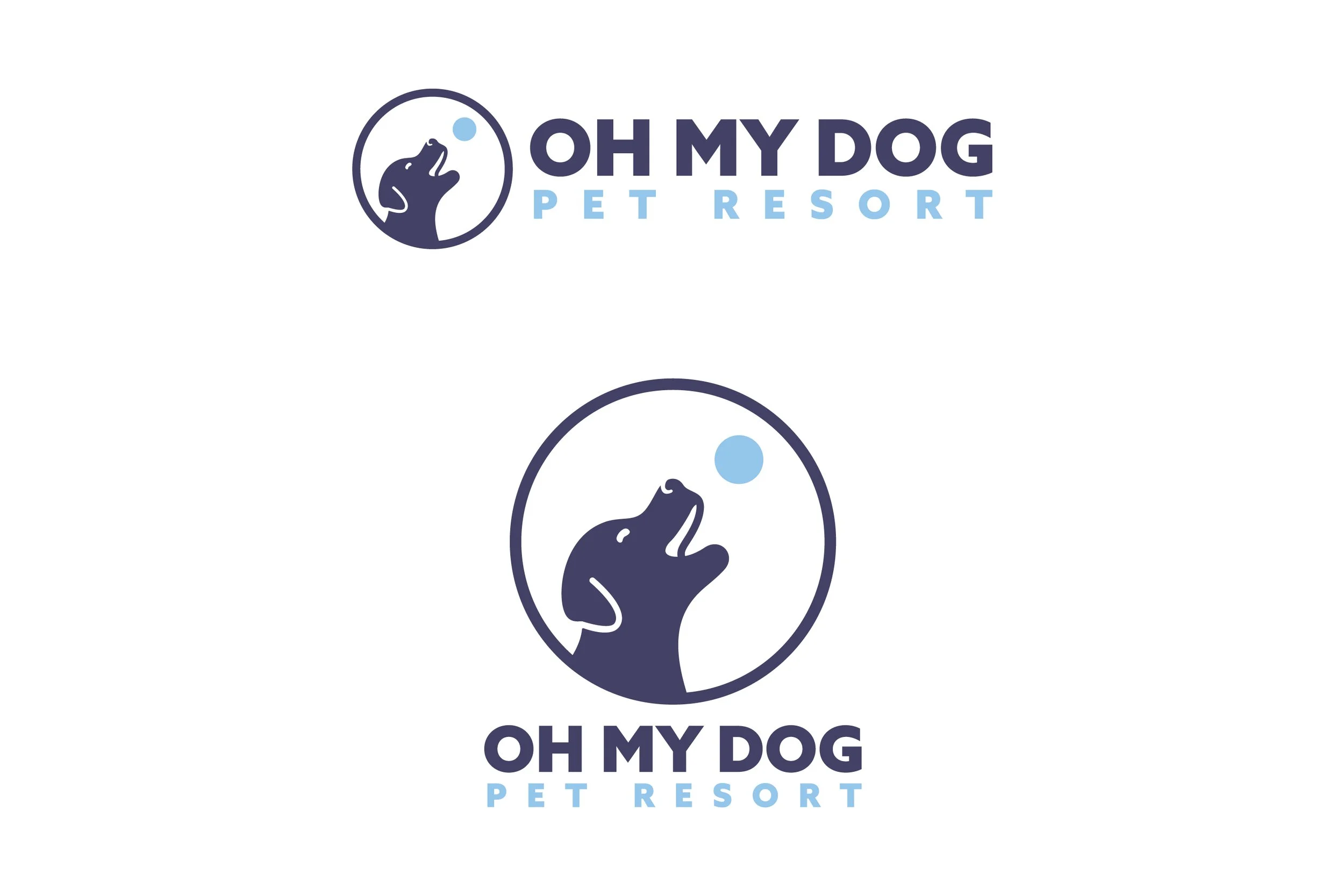 logo for a dog boarding business