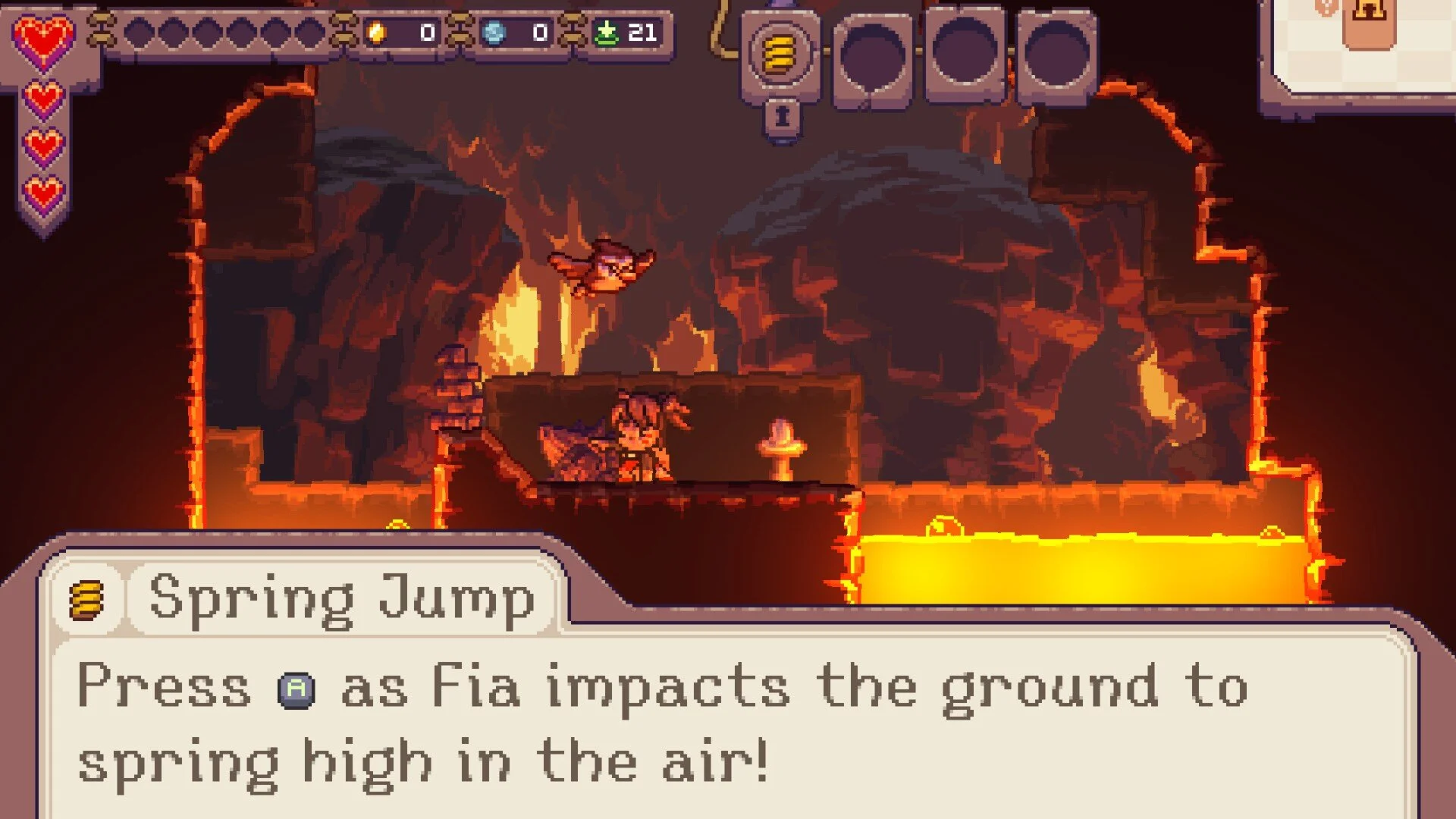 Many levels use emblems or other mechanics seen in Eagle Island but integrate them in a new way