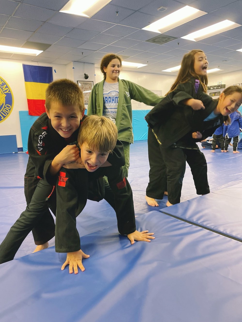 Kids BJJ and judo in Arlington VA