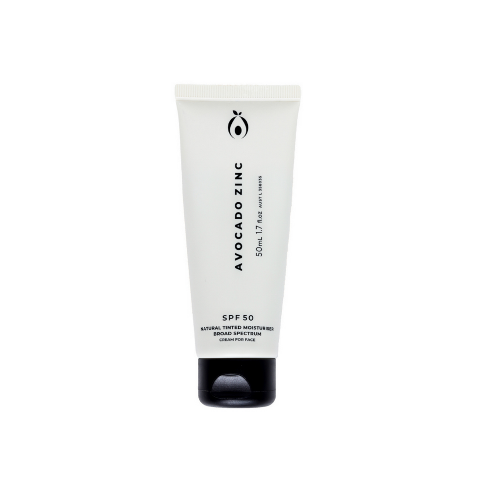 AVOCADO ZINC - SPF 50 NATURAL TINTED MOISTURISER