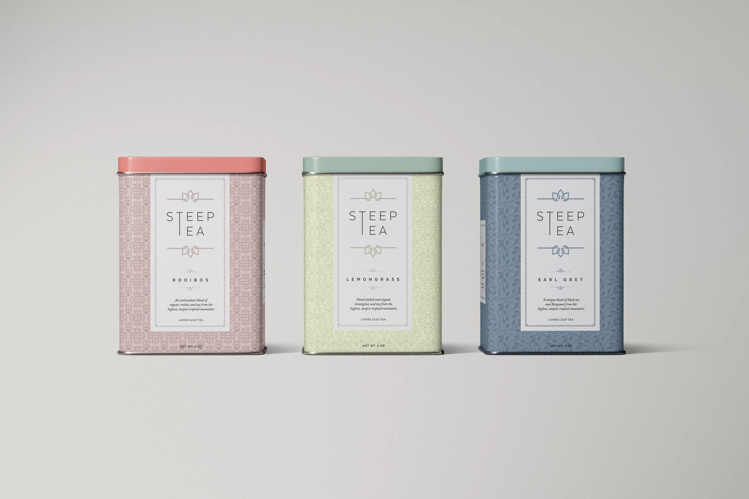 Steep Tea Packaging