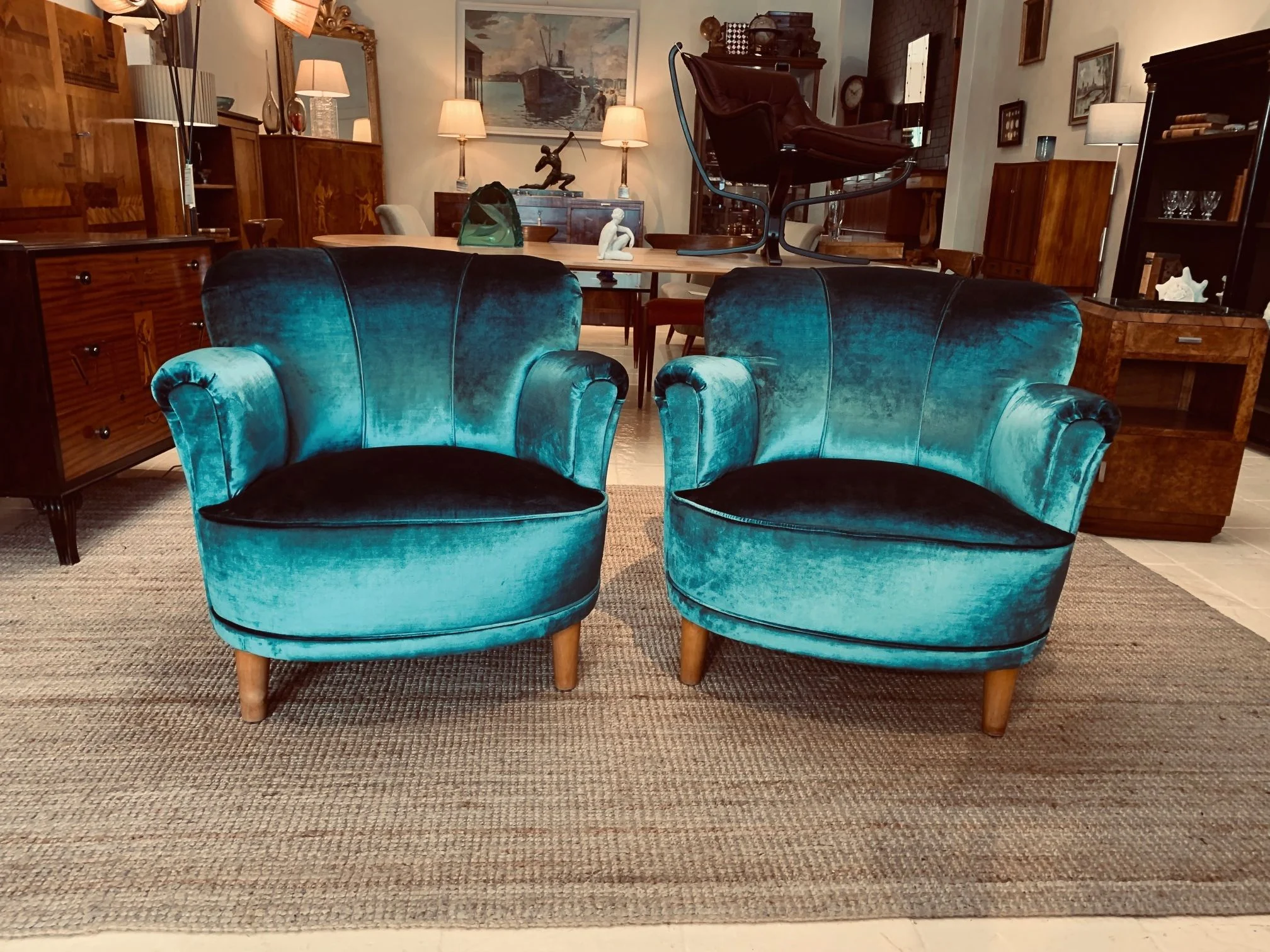Pair of Art Deco arm chairs