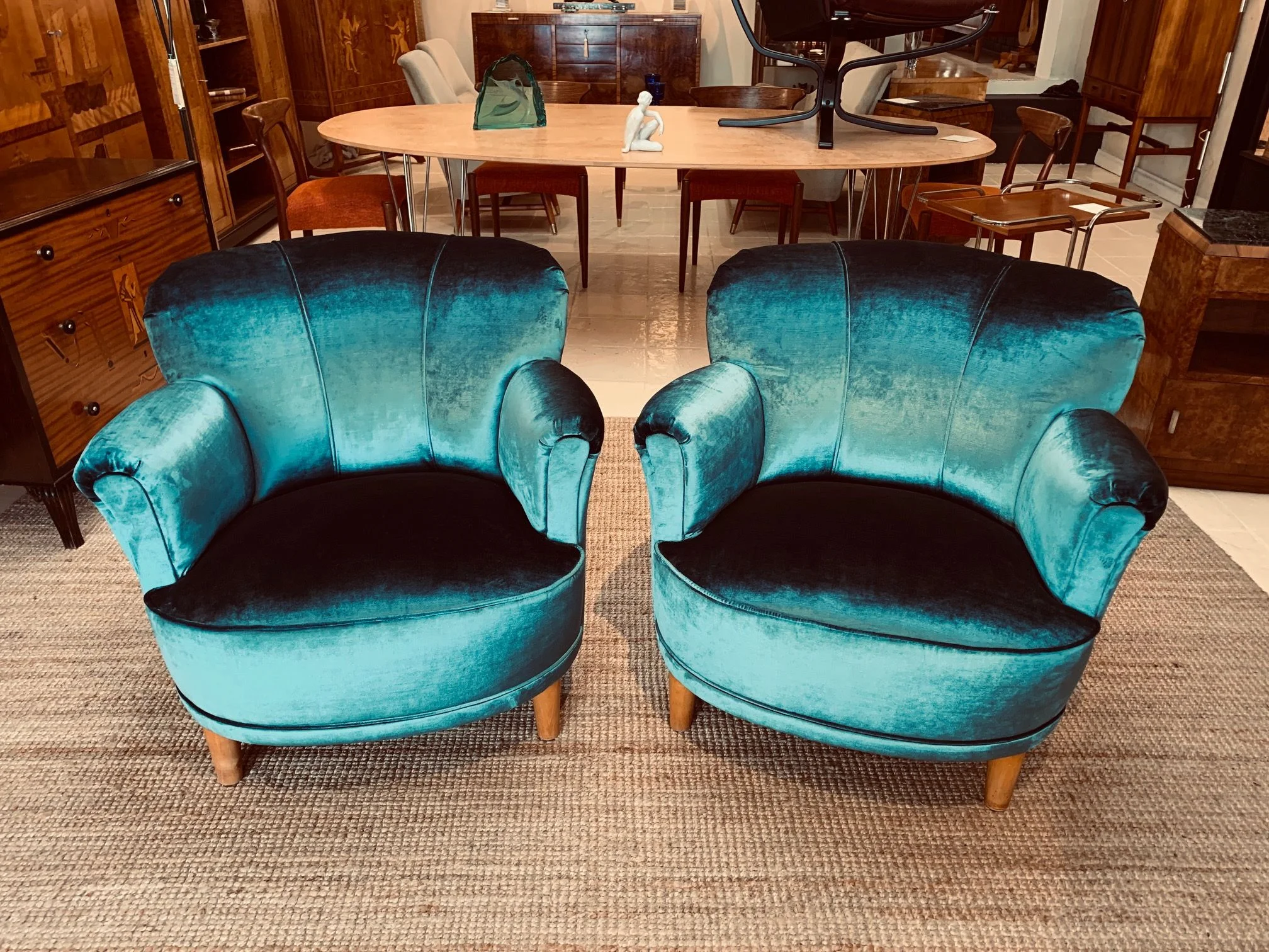 Pair of Art Deco arm chairs