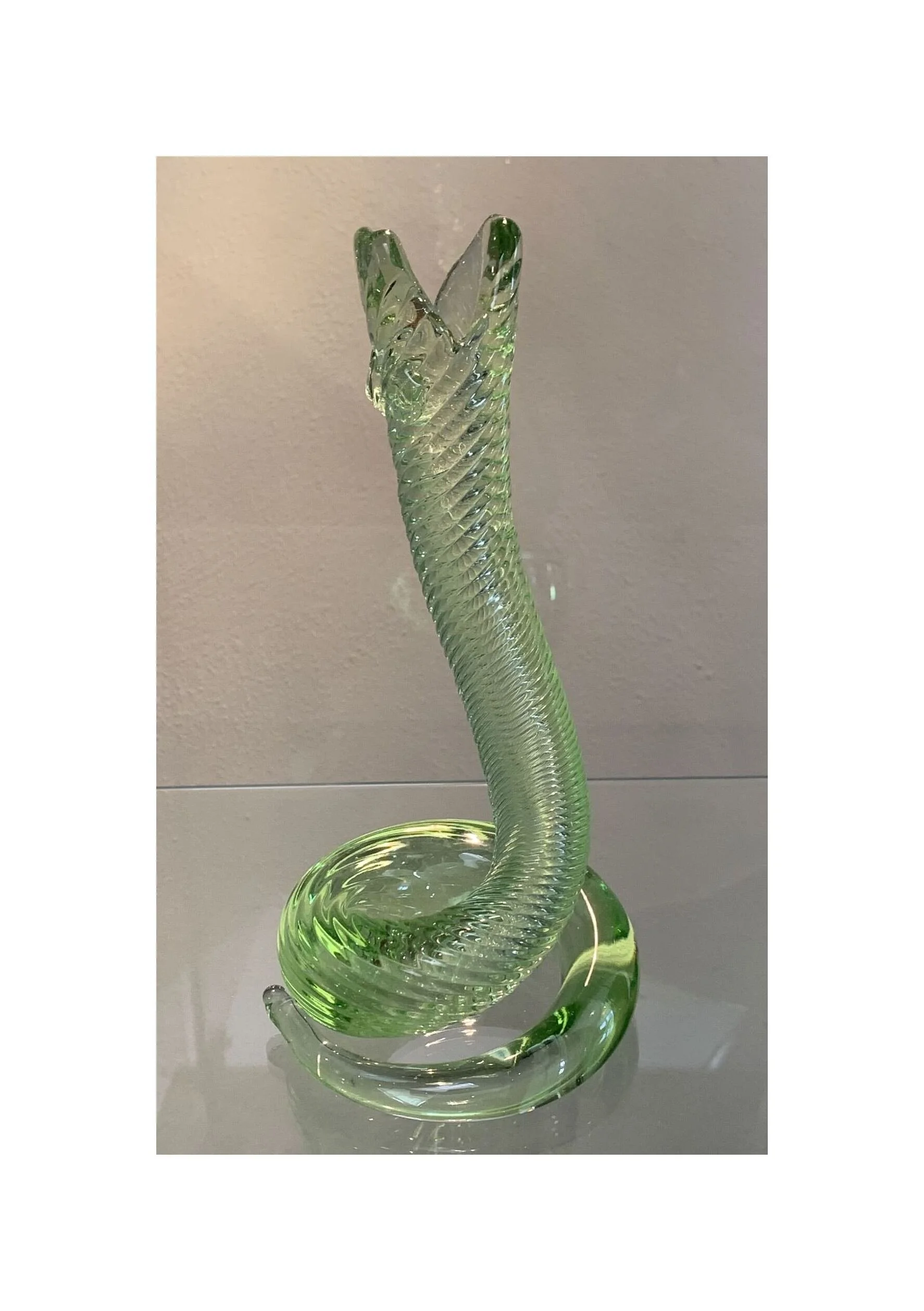 Swedish Green Glass Snake CG413