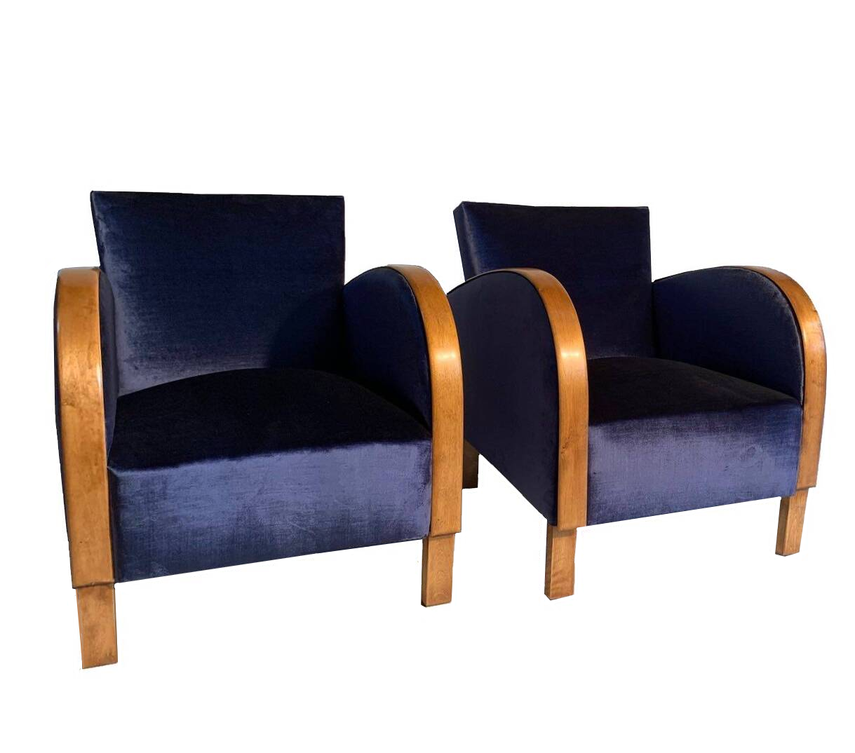 Pair Of Art Deco Lounge Chairs D441 — Virtanen
