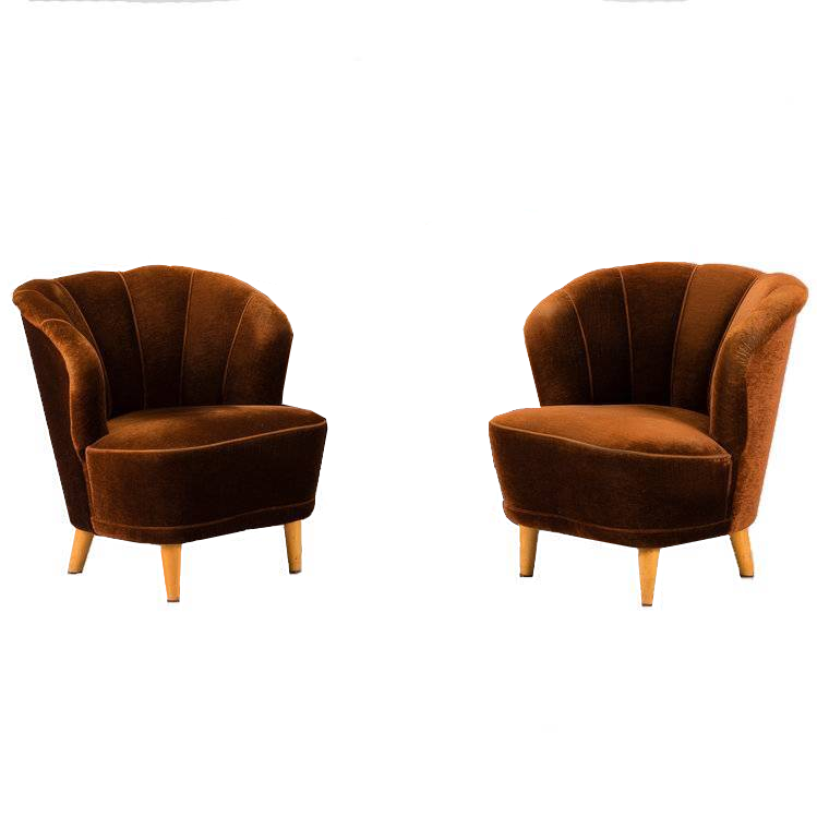 Art Deco Lounge Chairs D392 — Virtanen