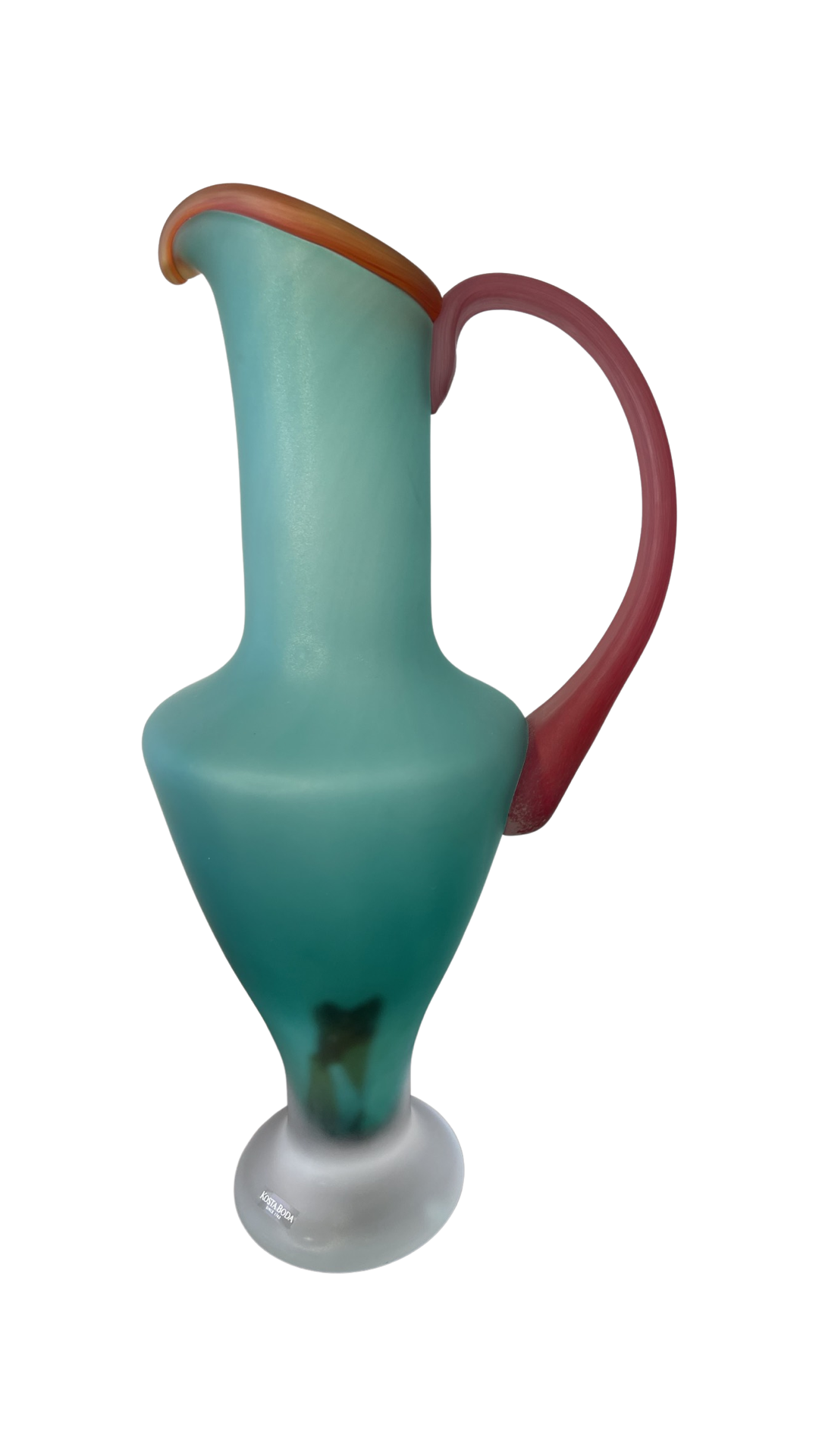 Glass Pitcher by MONICA BACKSTROM for KOSTA BODA Sweden C243