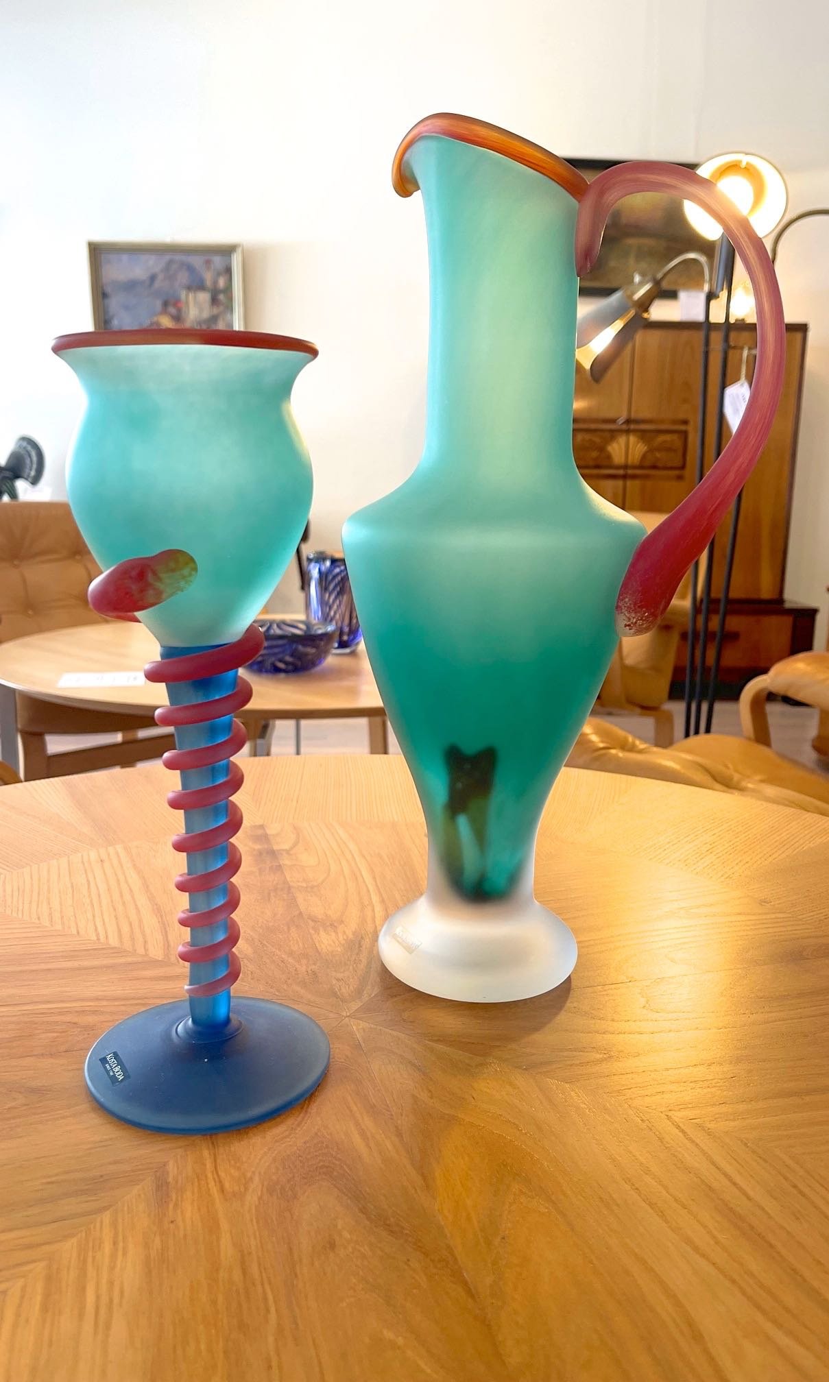Glass Pitcher by MONICA BACKSTROM for KOSTA BODA Sweden C243 
