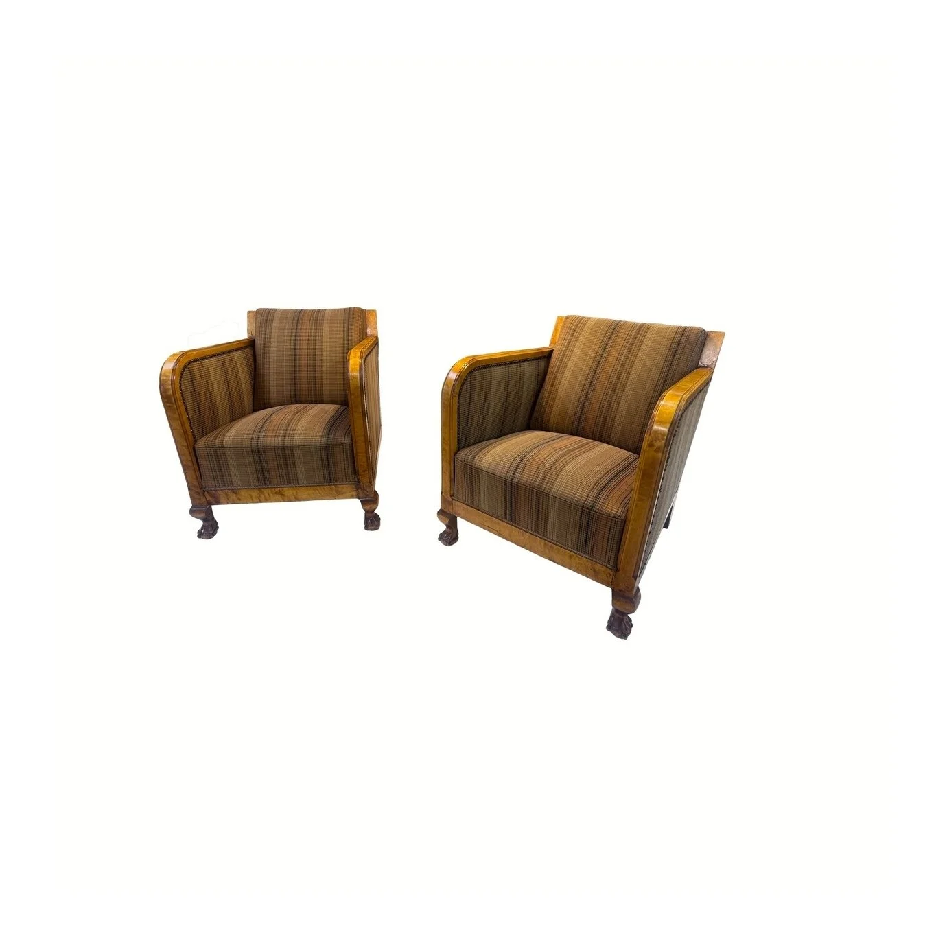 Pair of Art Deco Lounge Chairs D470