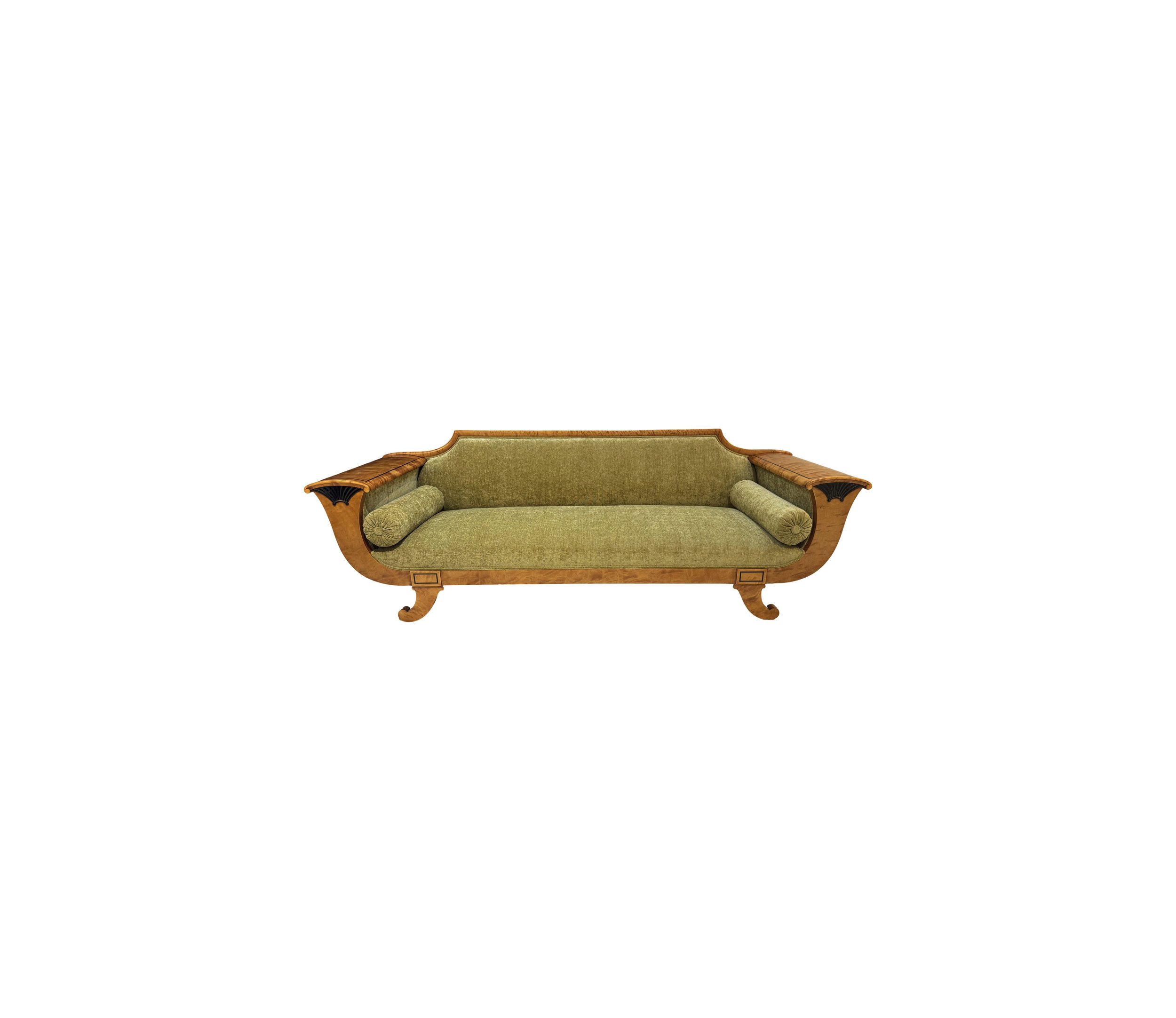 Flame Birch Biedermeier Sofa B466