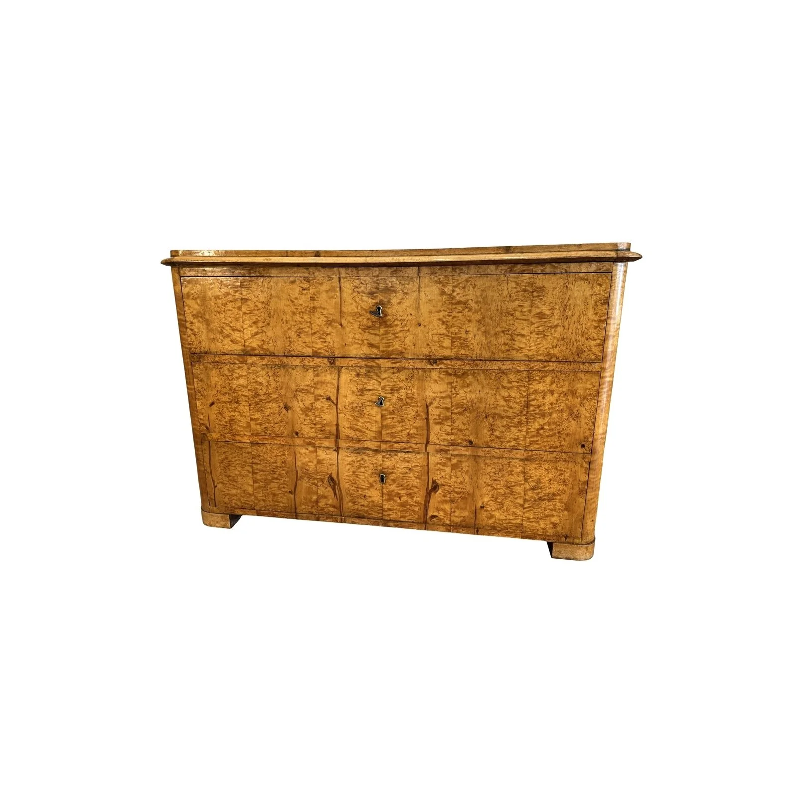Flame Birch Biedermeier Commode B443