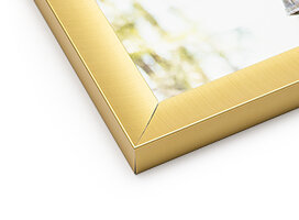 Brushed Gold Frame - 10x8 Size