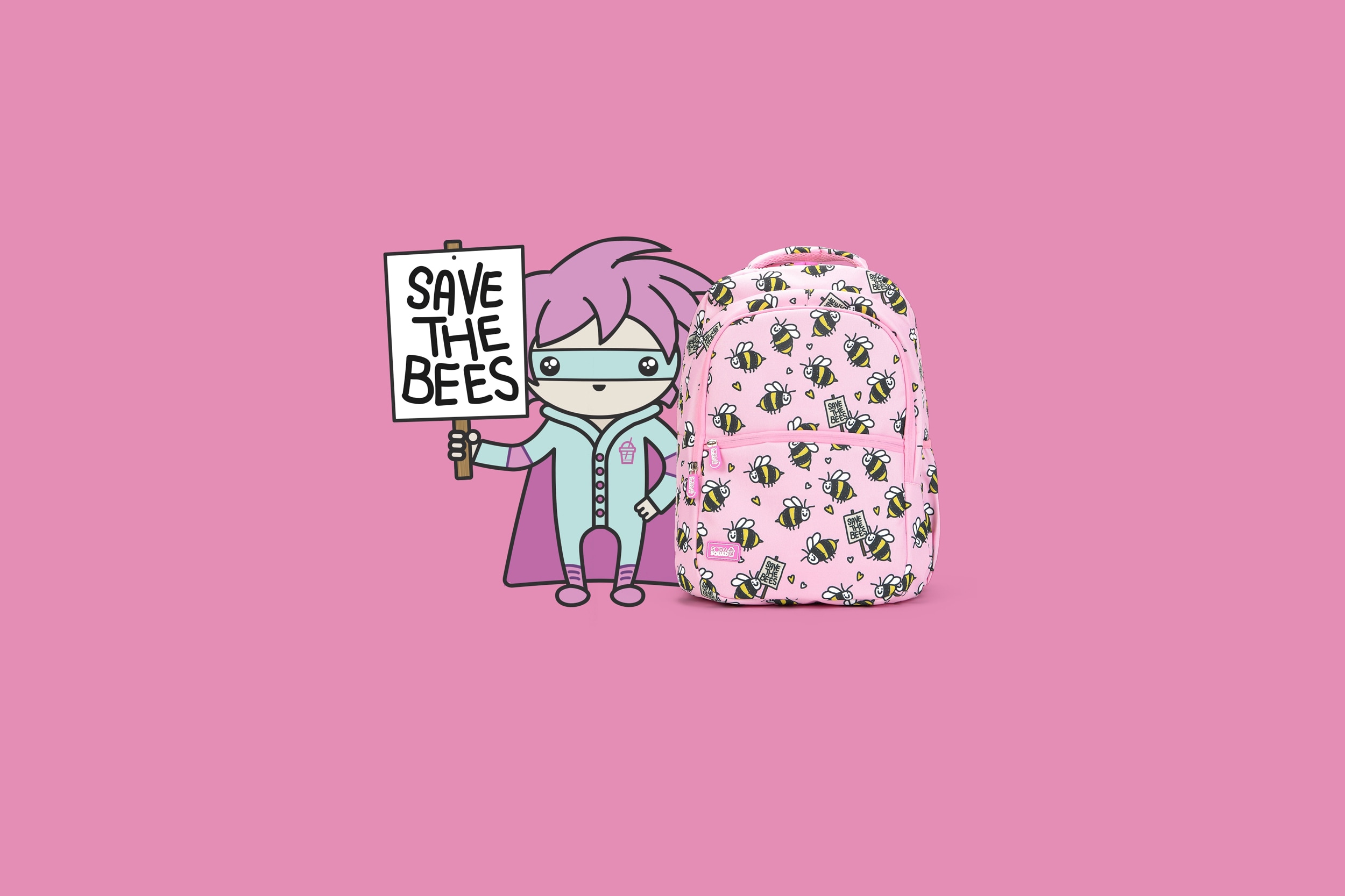 soda squad unicorn backpack