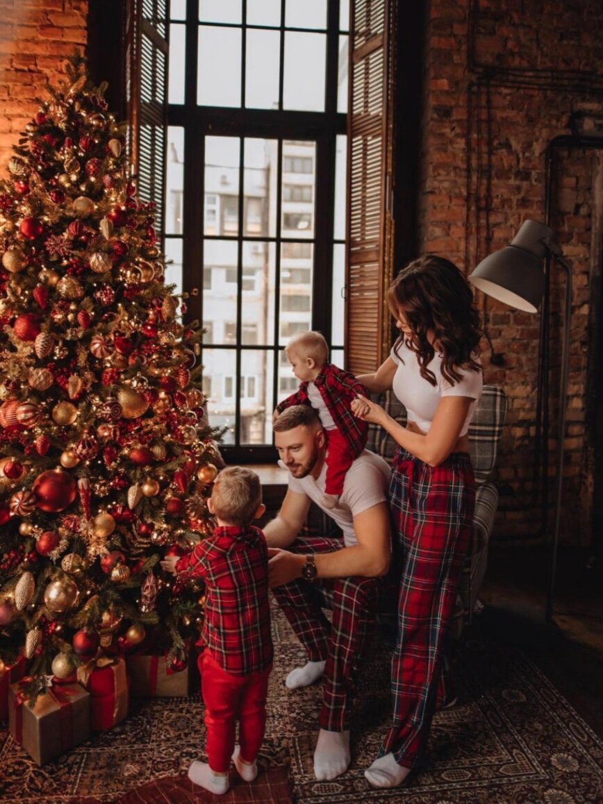 family christmas portrait ideas