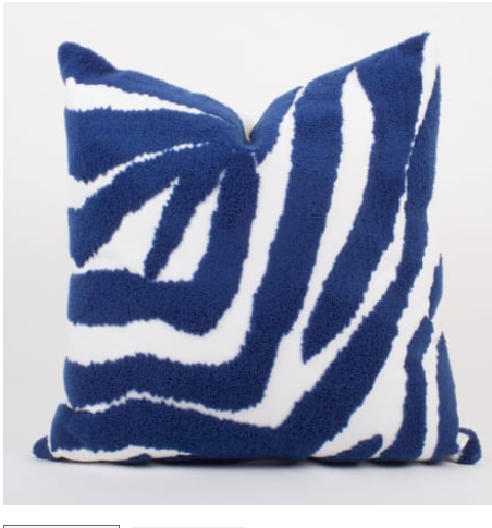 Loop Terry Pillow, Available in Blue &amp; Black