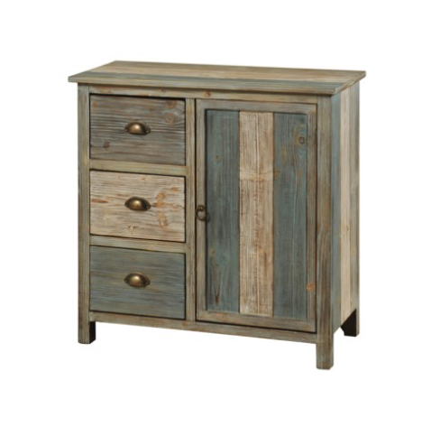 Sanibel Cabinet with Three Drawers and One Door