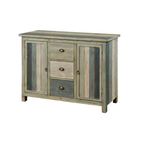 Sanibel Breakfront with Three Drawers and Two Doors