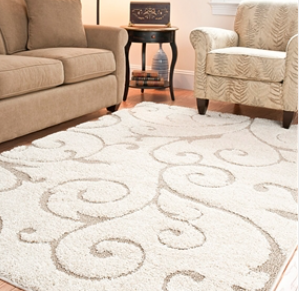 Hand-woven Ultimate Cream/ Beige Shag Rug