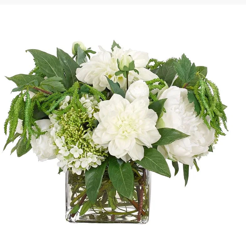 Dahlia Hydrangea Centerpiece