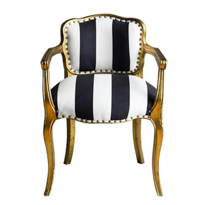 Classic Striped Arm Chair
