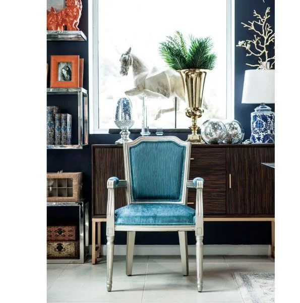 Turqoise Arm Chair