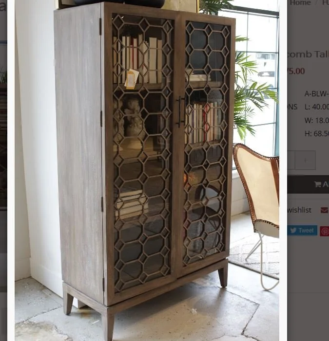 Honeycomb Tall Cabinet